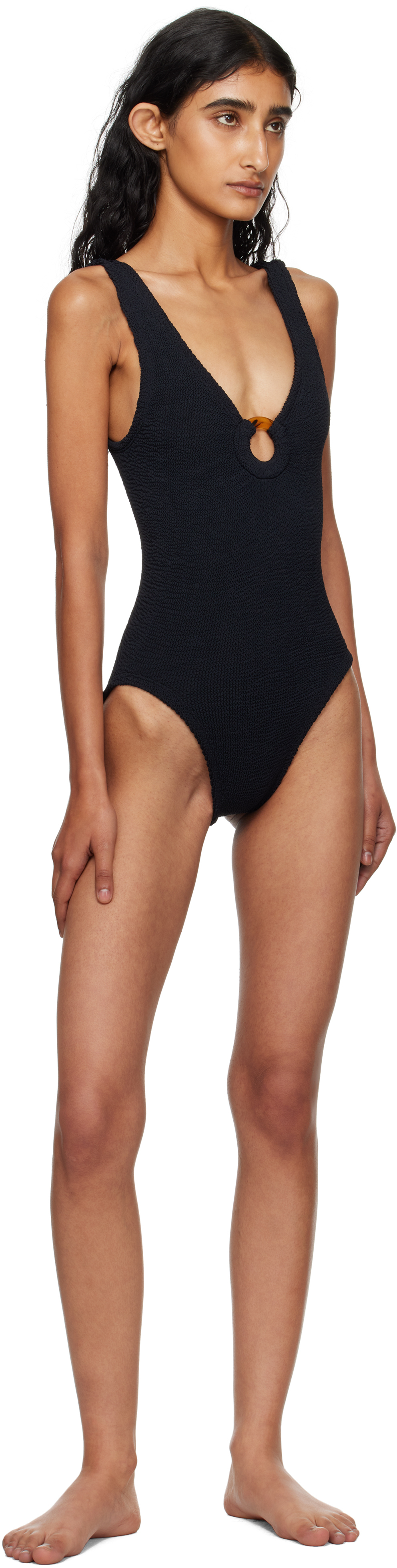 Hunza G Black Celine Swimsuit In Black