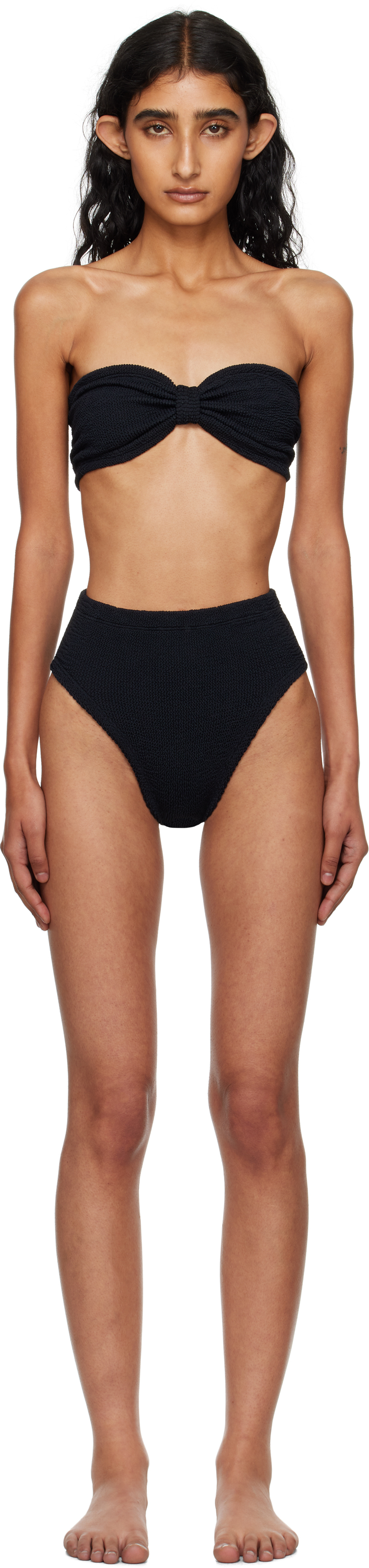 Hunza G Ruby Bikini In Black In Black