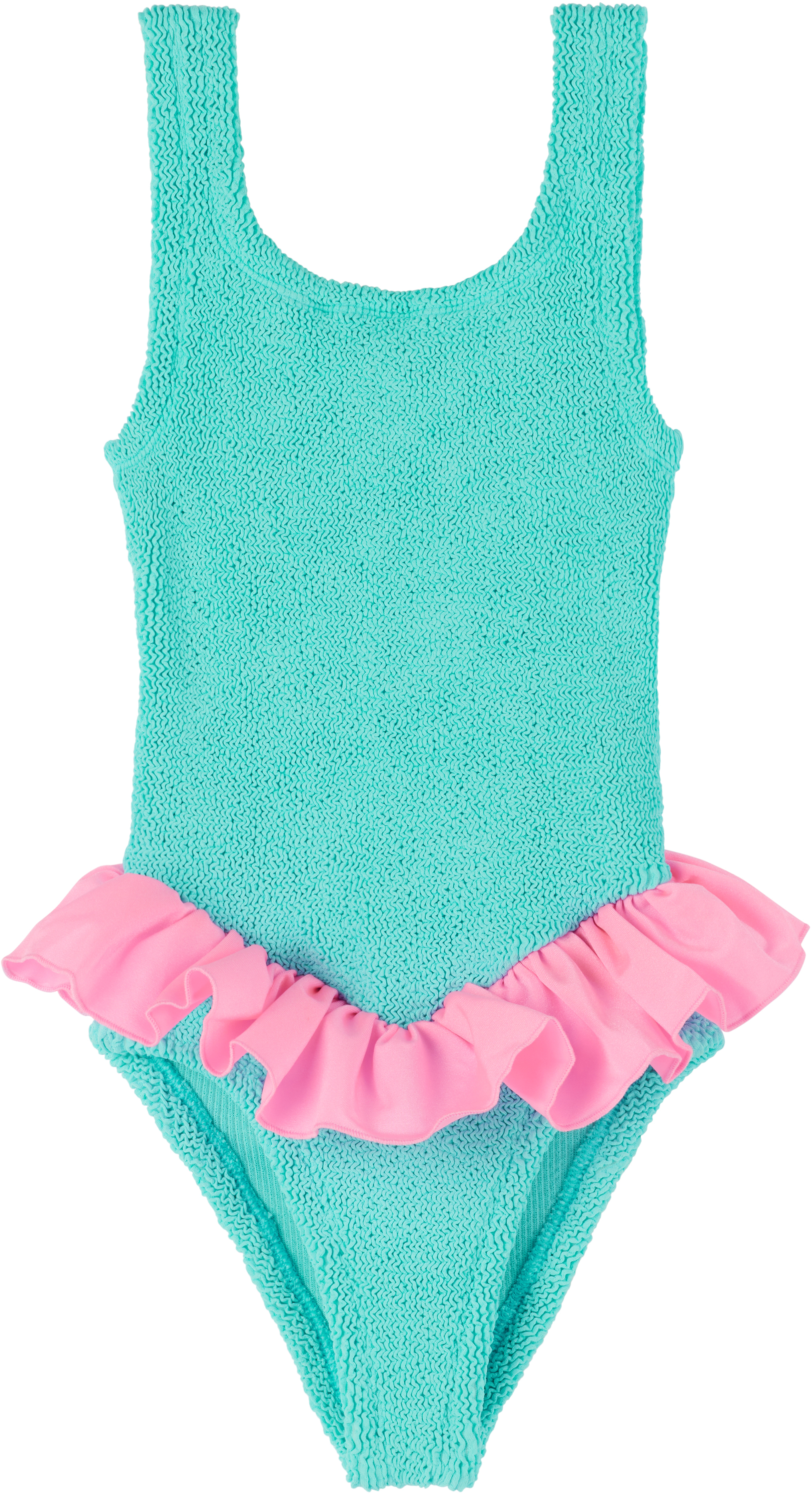 Hunza G Kids Blue & Pink Duo Denise Swimsuit