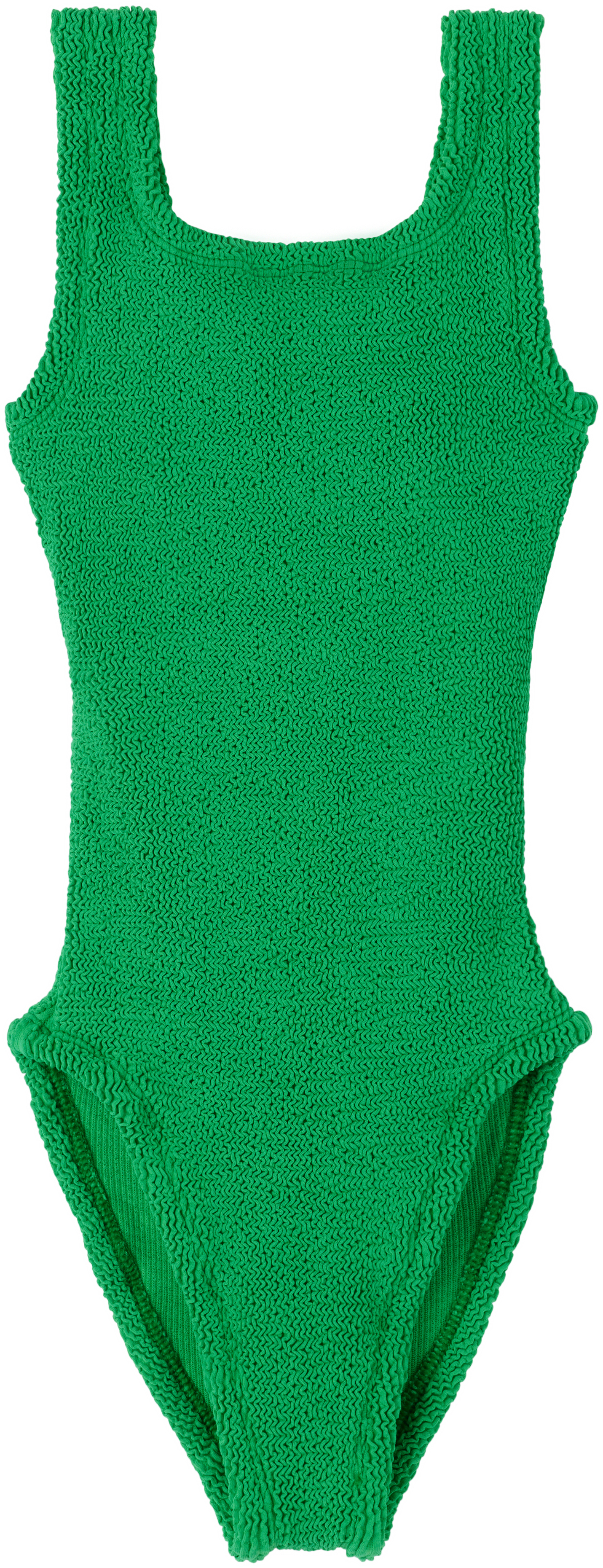Hunza G Kids Green Classic Swimsuit