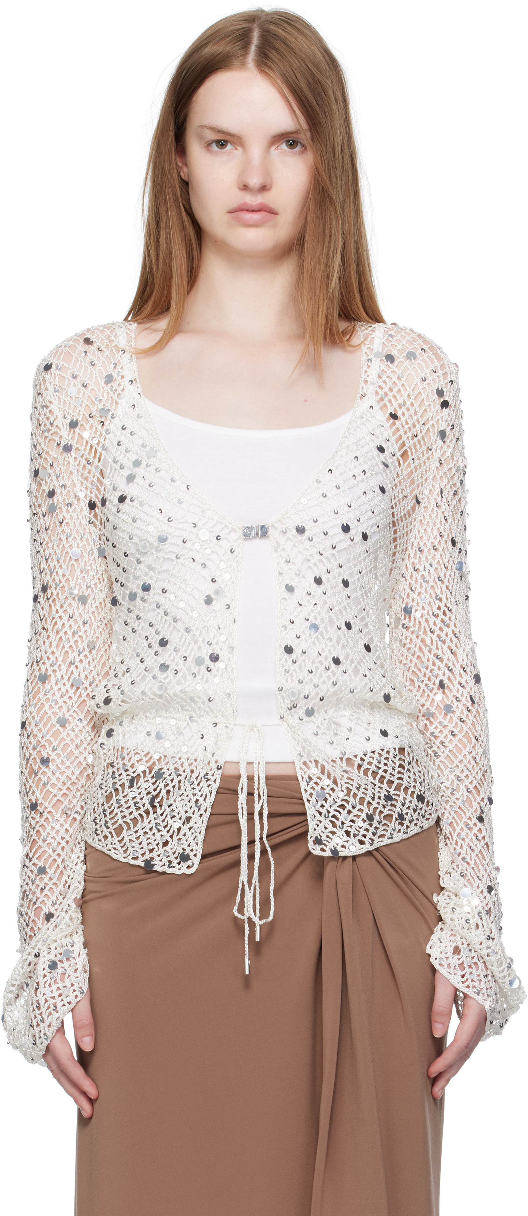 Paris Georgia Vera Sequin-embellished Top In Multi