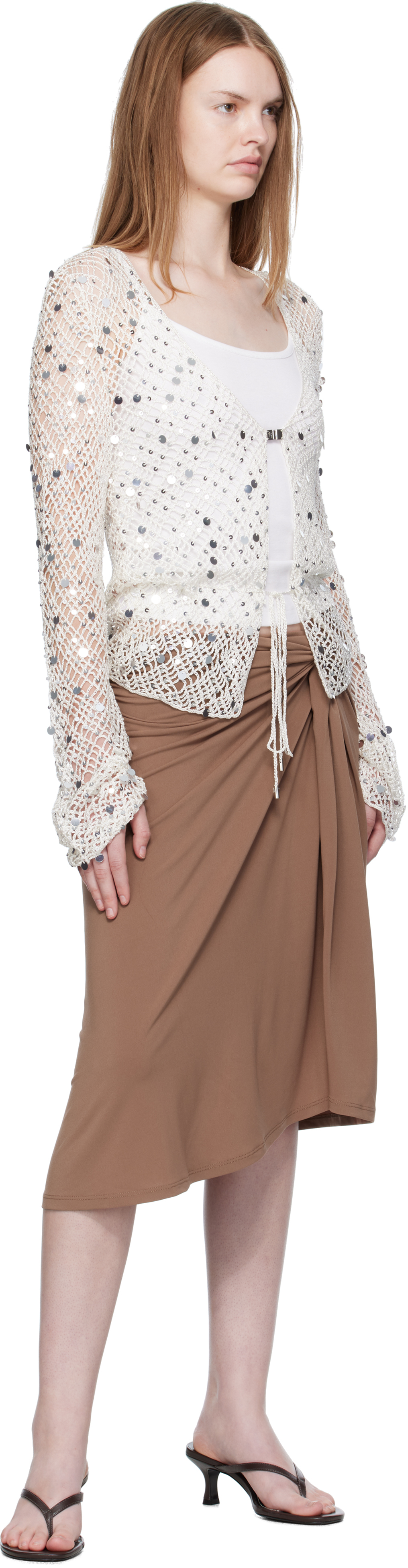 Paris Georgia Vera Sequin-embellished Top In Multi