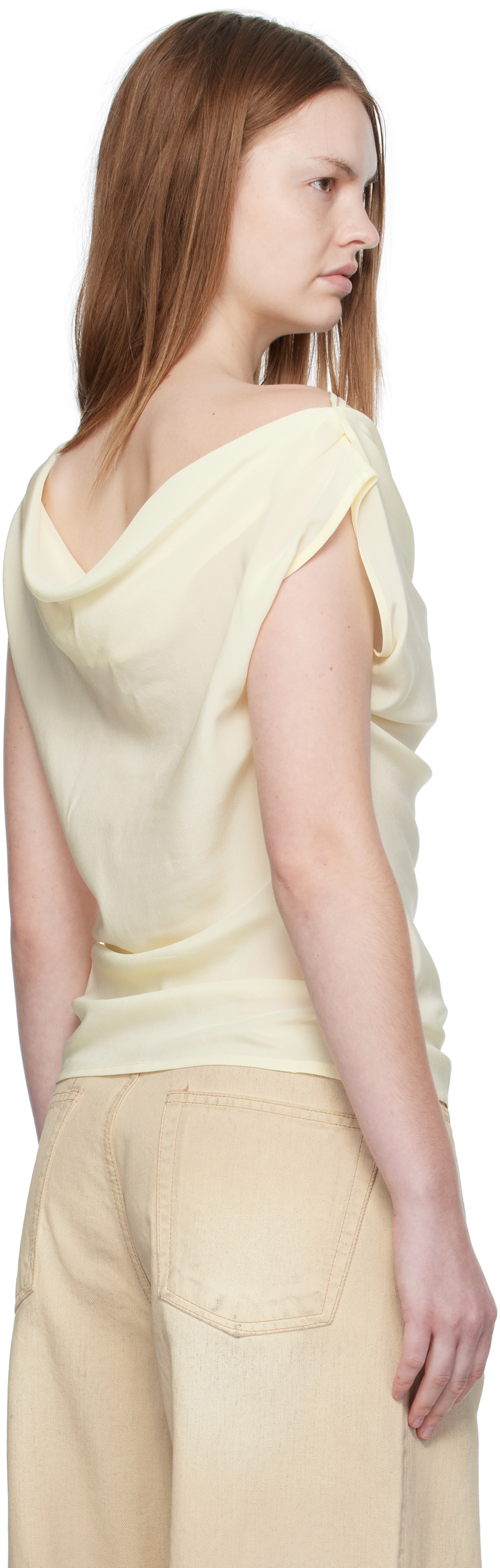 Paris Georgia Yellow Elemental Christophe Top In Neutral