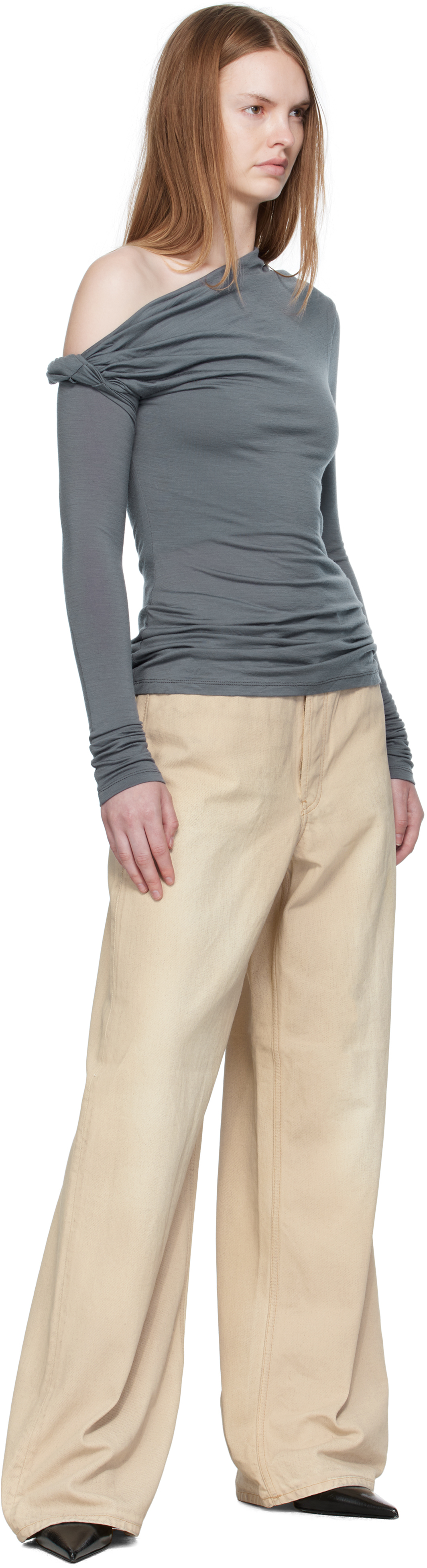 Paris Georgia Gray Elemental Manahou Top In Gray