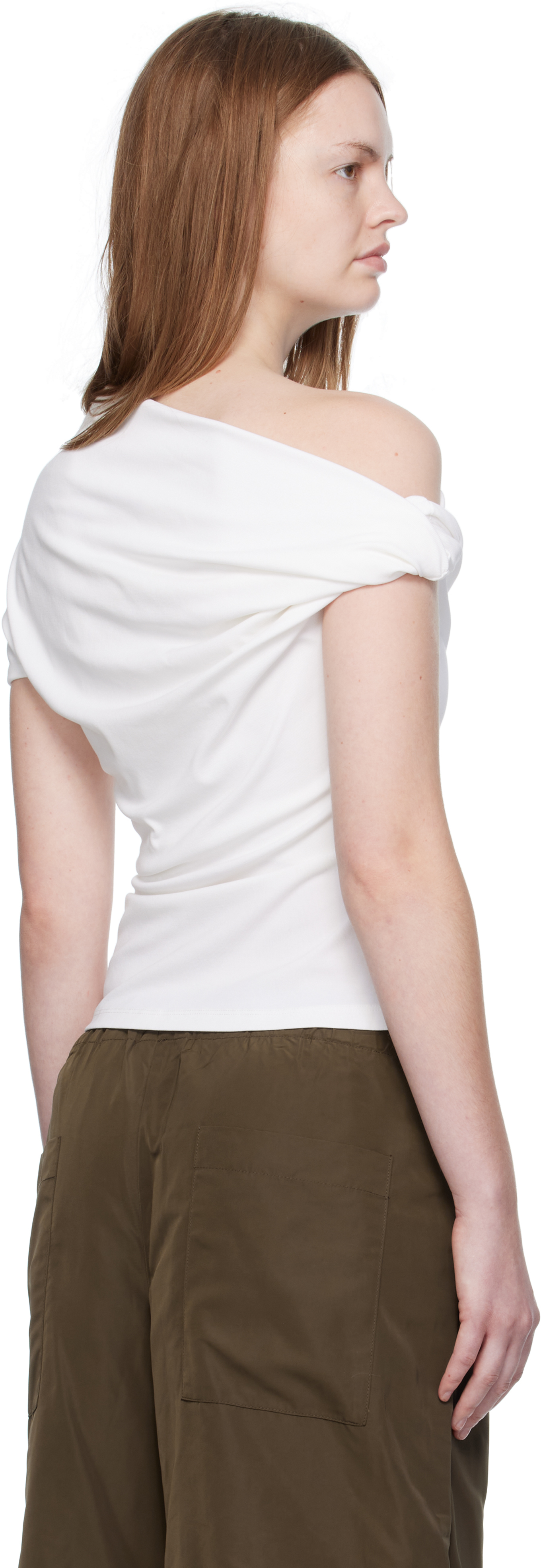 Paris Georgia White Elemental Ida Top In Black