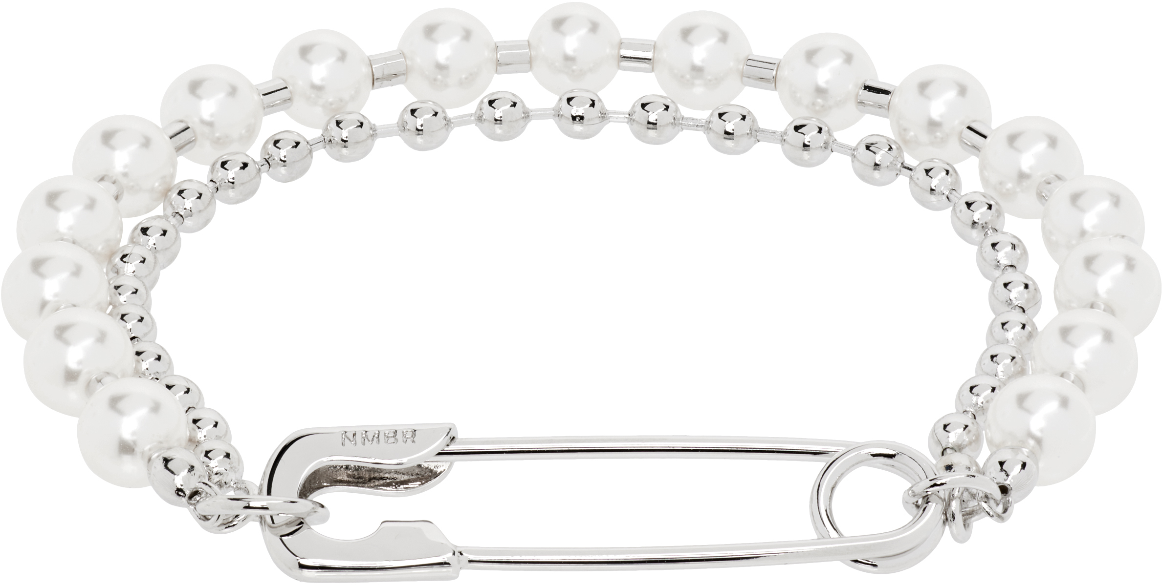 Numbering #9909 Bracelet In White