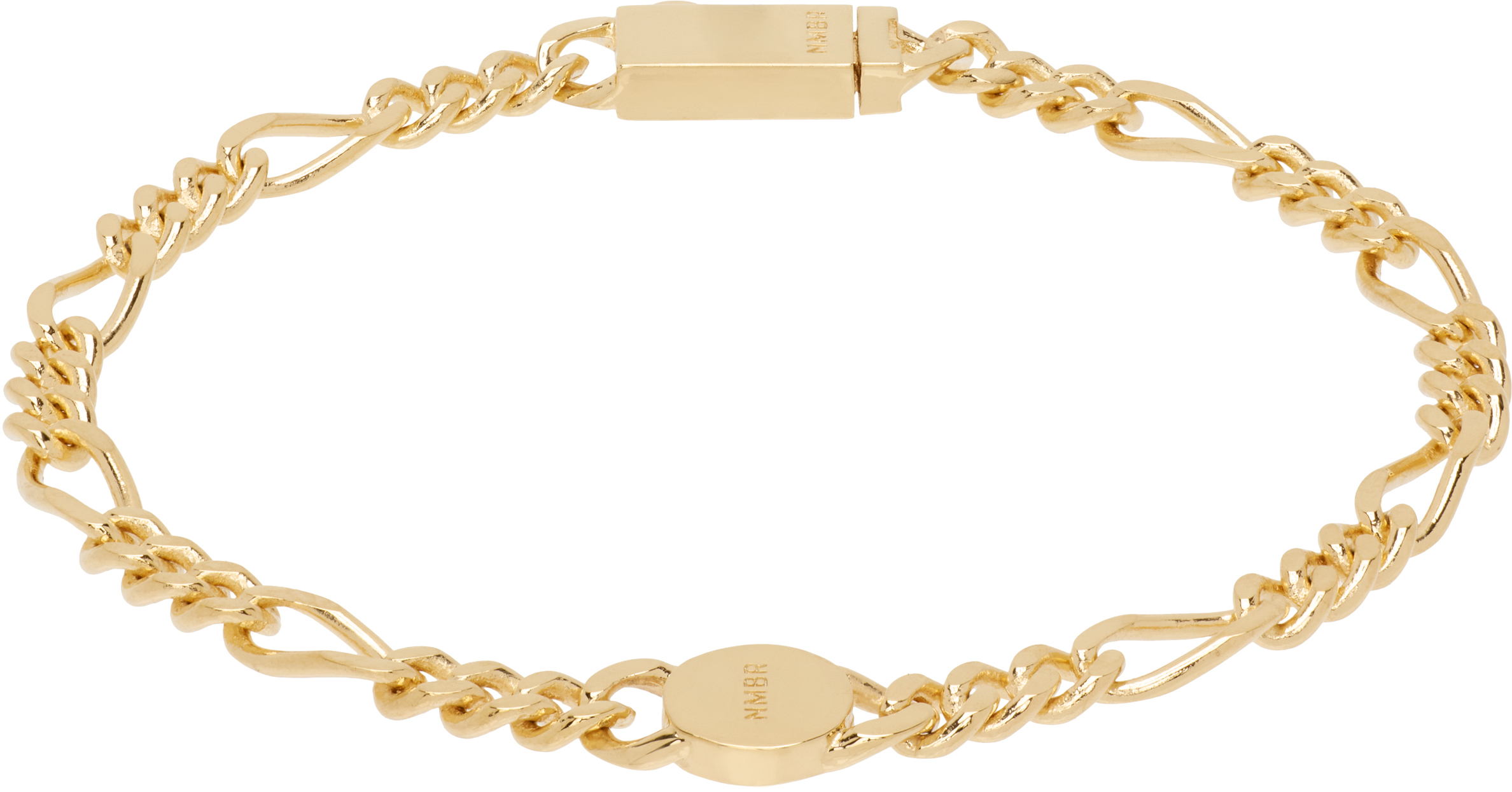 Numbering ♥ #5935 NMBR Signature Chain Bracelet Numbering bracelets for Men | SSENSE