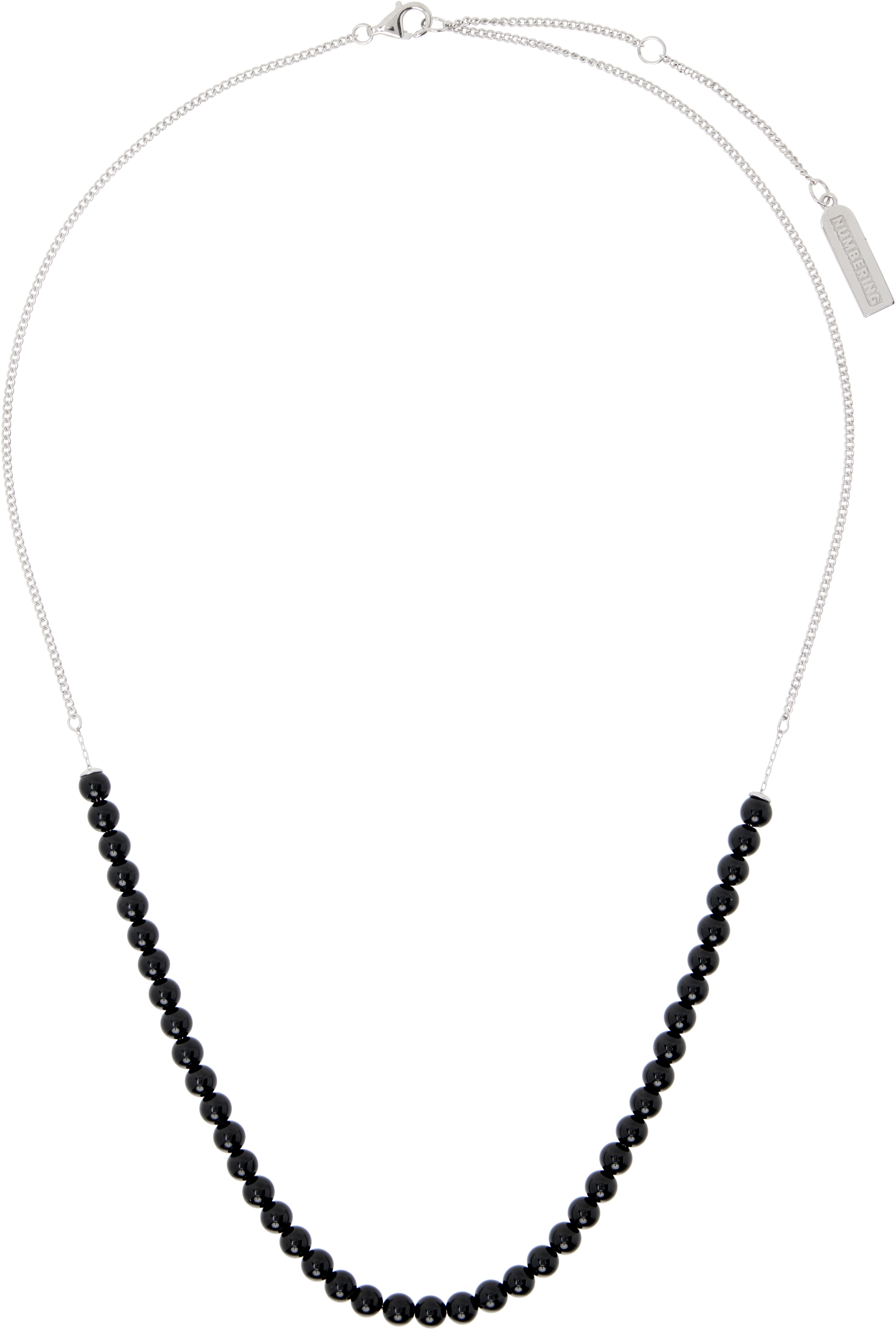 Numbering #7822 Necklace In Black