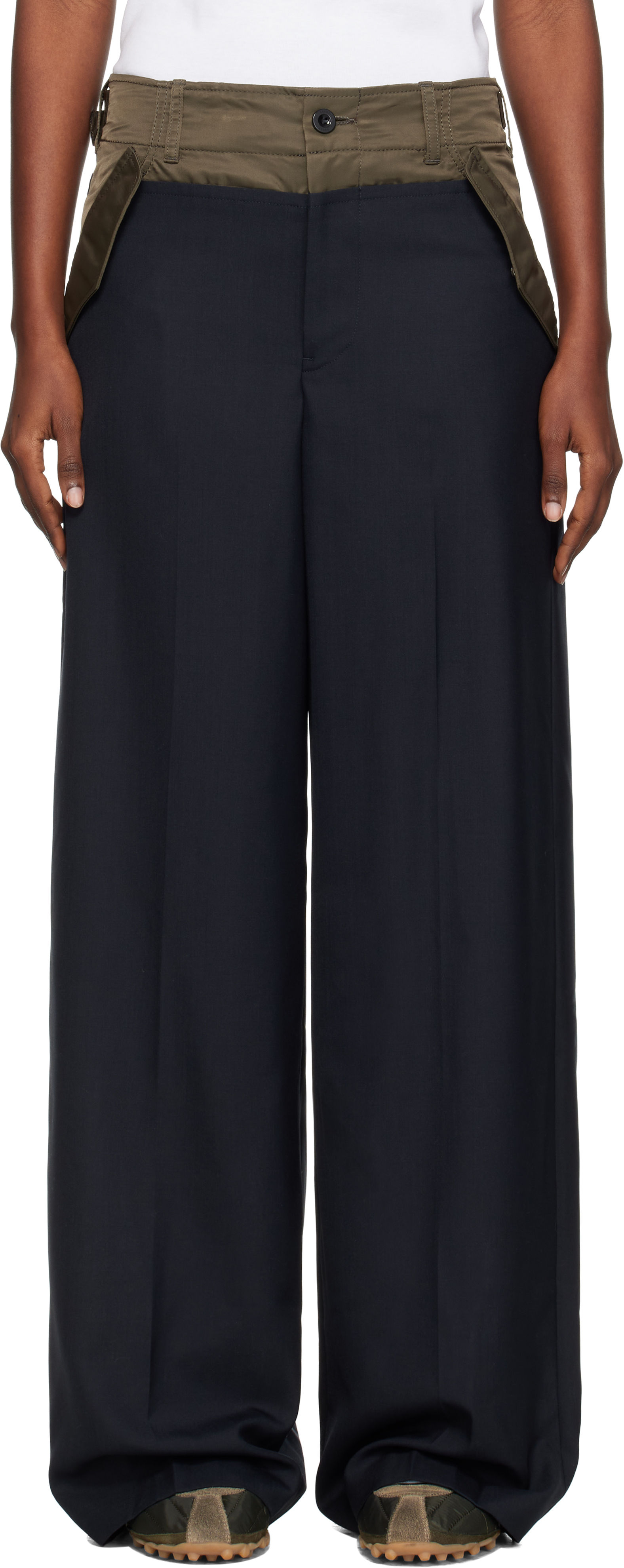 sacai suiting pants ss khaki サイズ1 Sacai Suiting Pants in Khaki – Antidote Fashion and Lifestyle