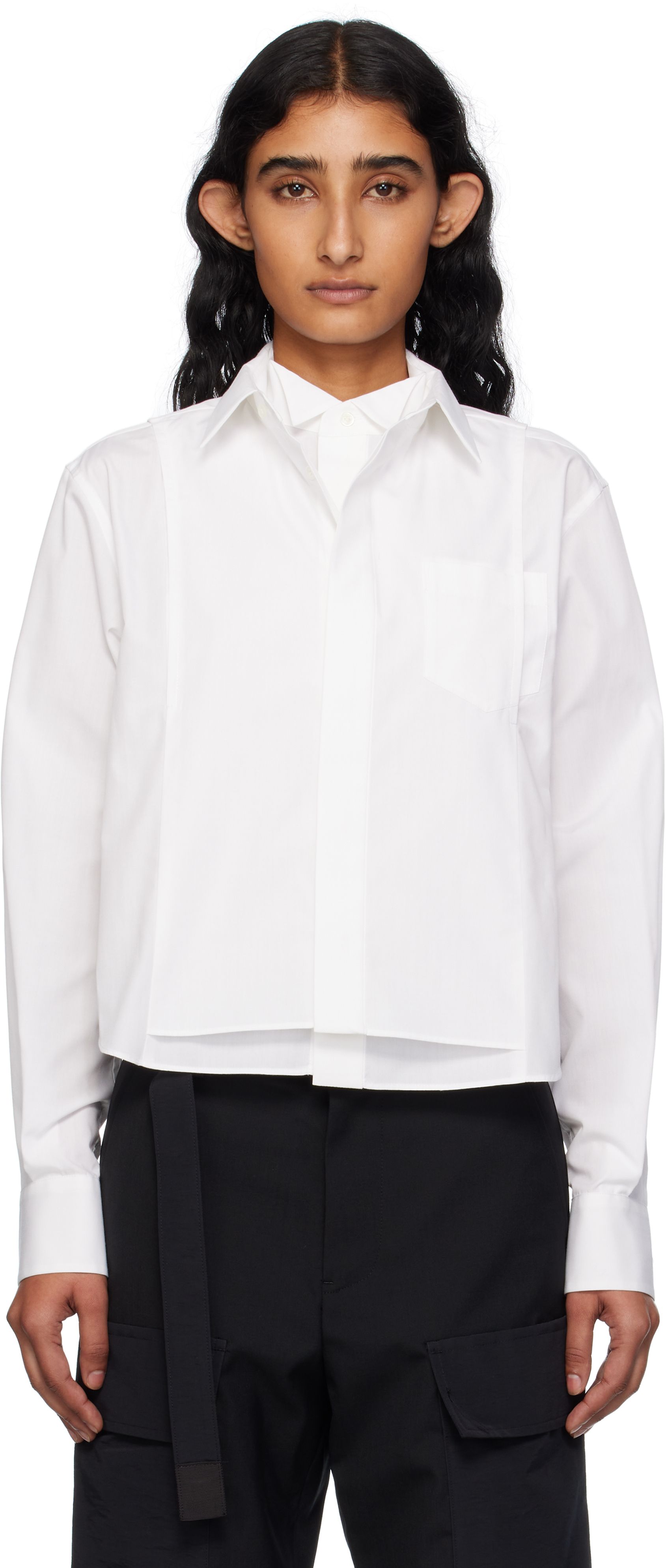 White Poplin Shirt