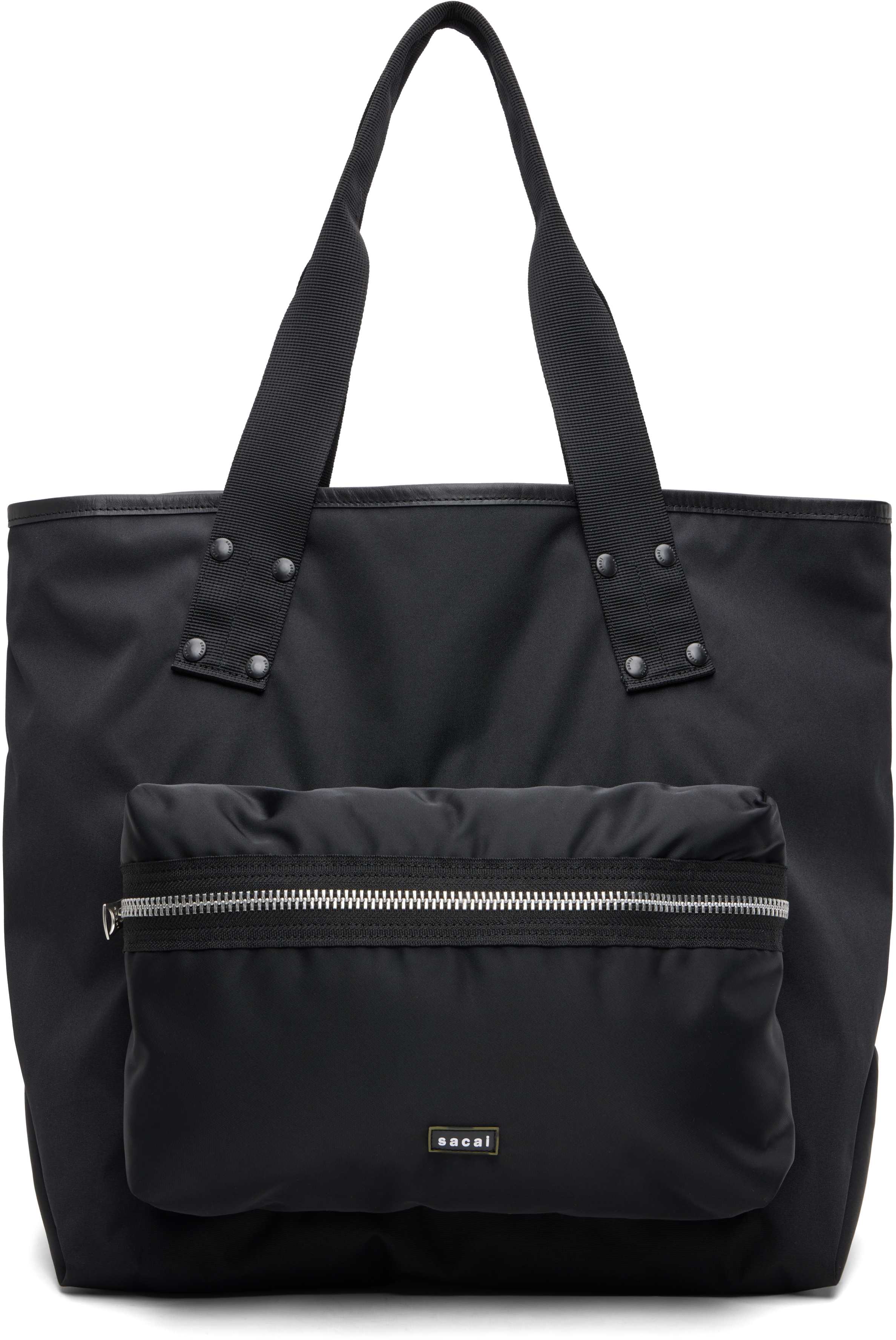 Brown Pocket Large Tote