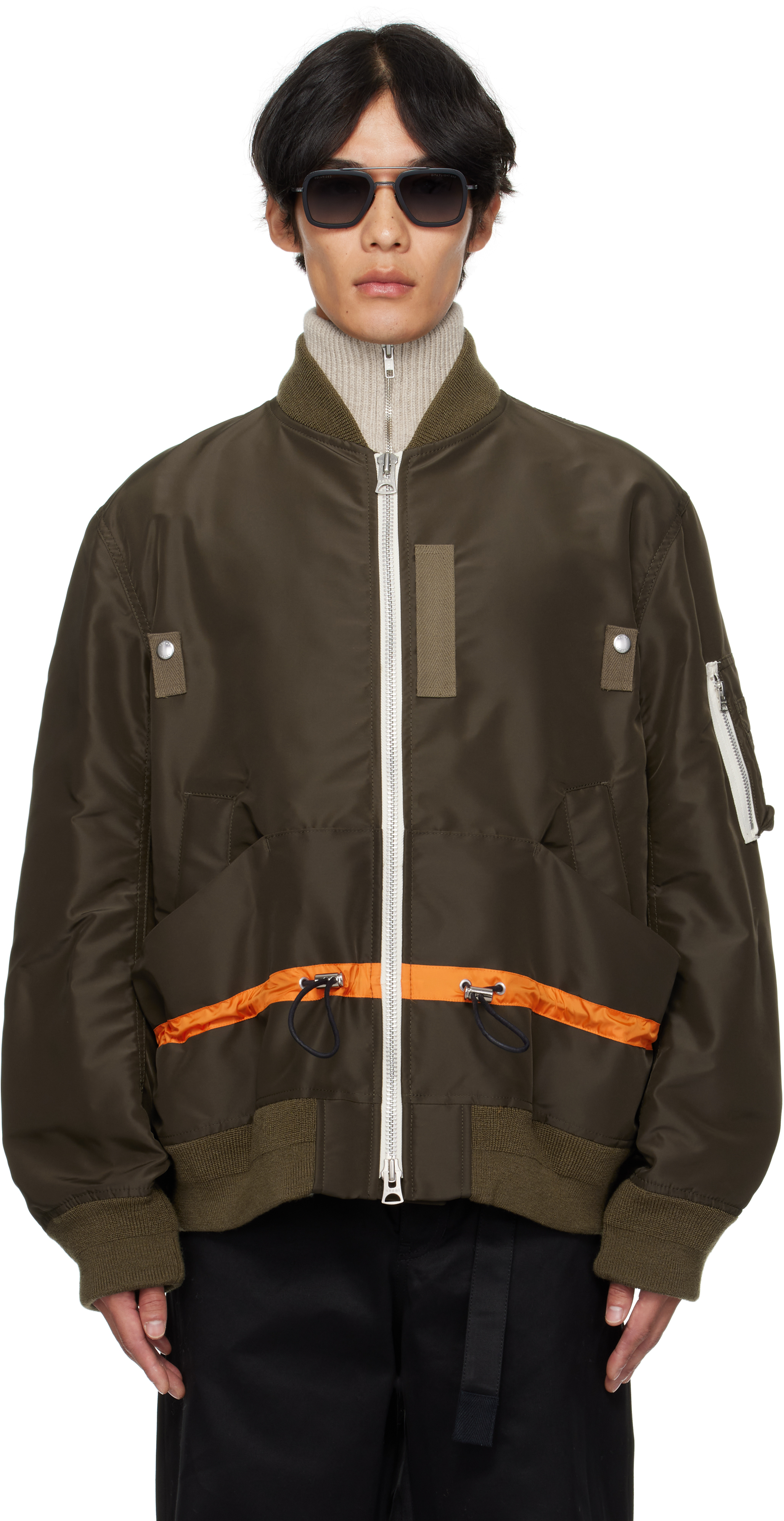 CASHYAGEknitdufflecoatカシミア100% C.P. COMPANY Garment-Dyed Micro Kei Hooded Jacket for Men