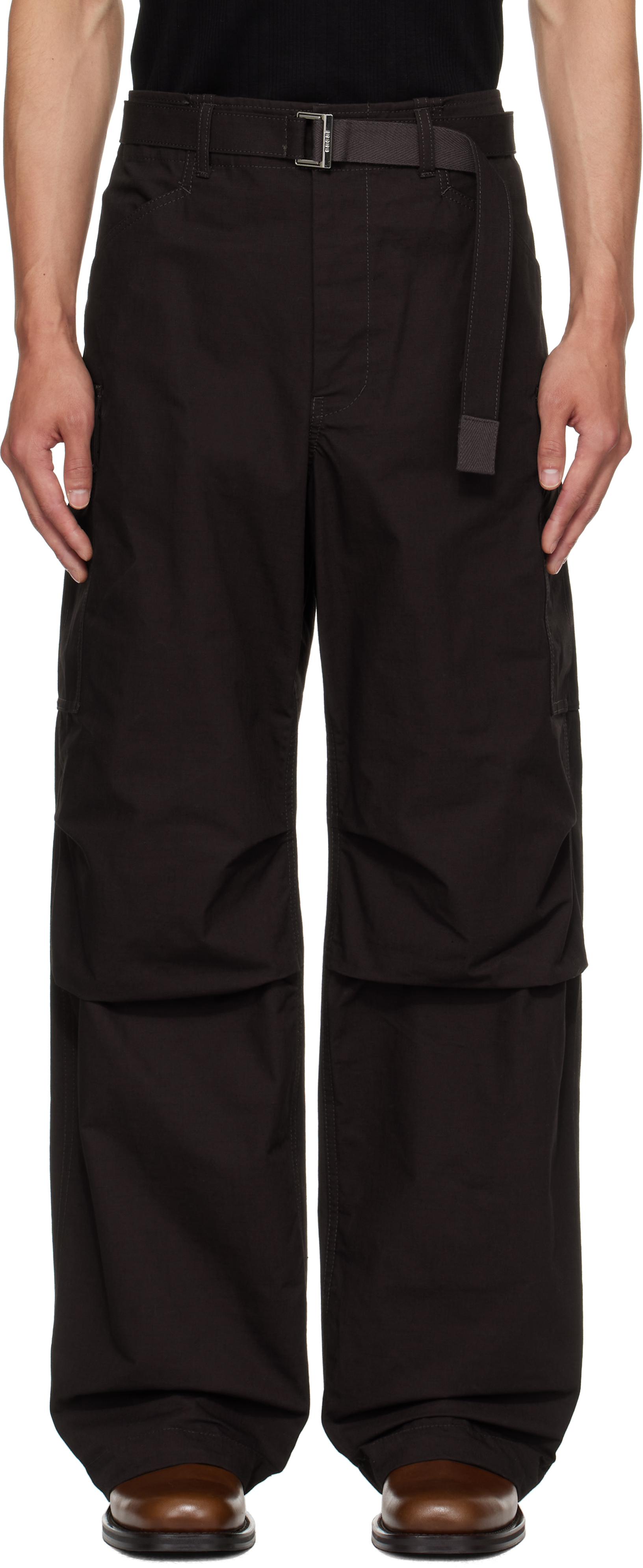 sacai 25aw Rip Stop pants BROWN サイズ3 sacai 25aw Rip Stop pants BROWN サイズ3 sacai: Brown Rip