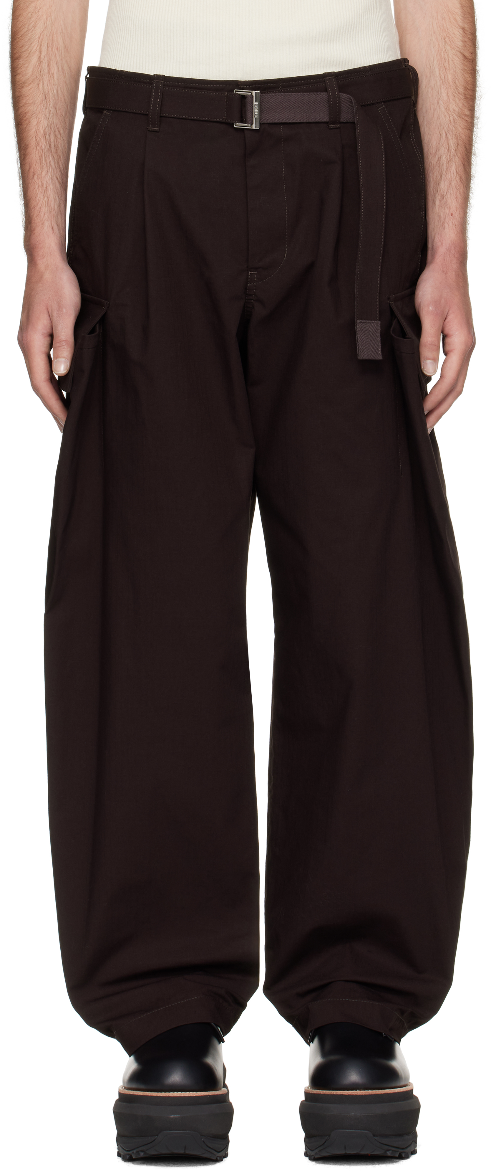 sacai 25aw Rip Stop pants BROWN サイズ3 Rip Stop Pants | sacai Official Store サカイ オフィシャル