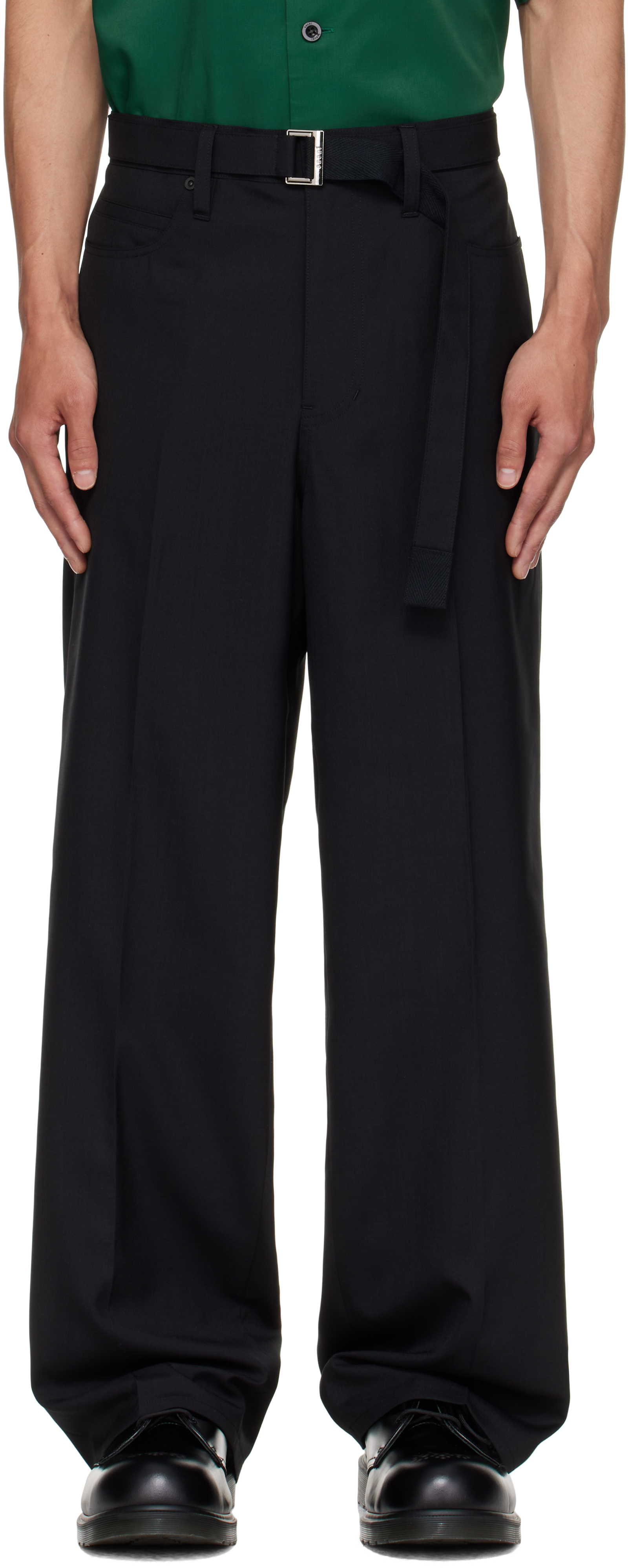 Black Suiting Trousers
