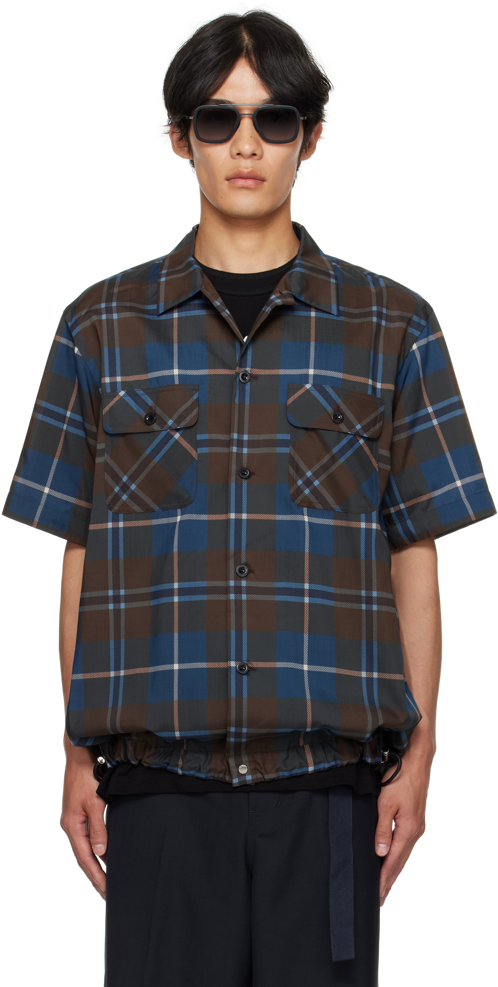 Black Plaid Shirt