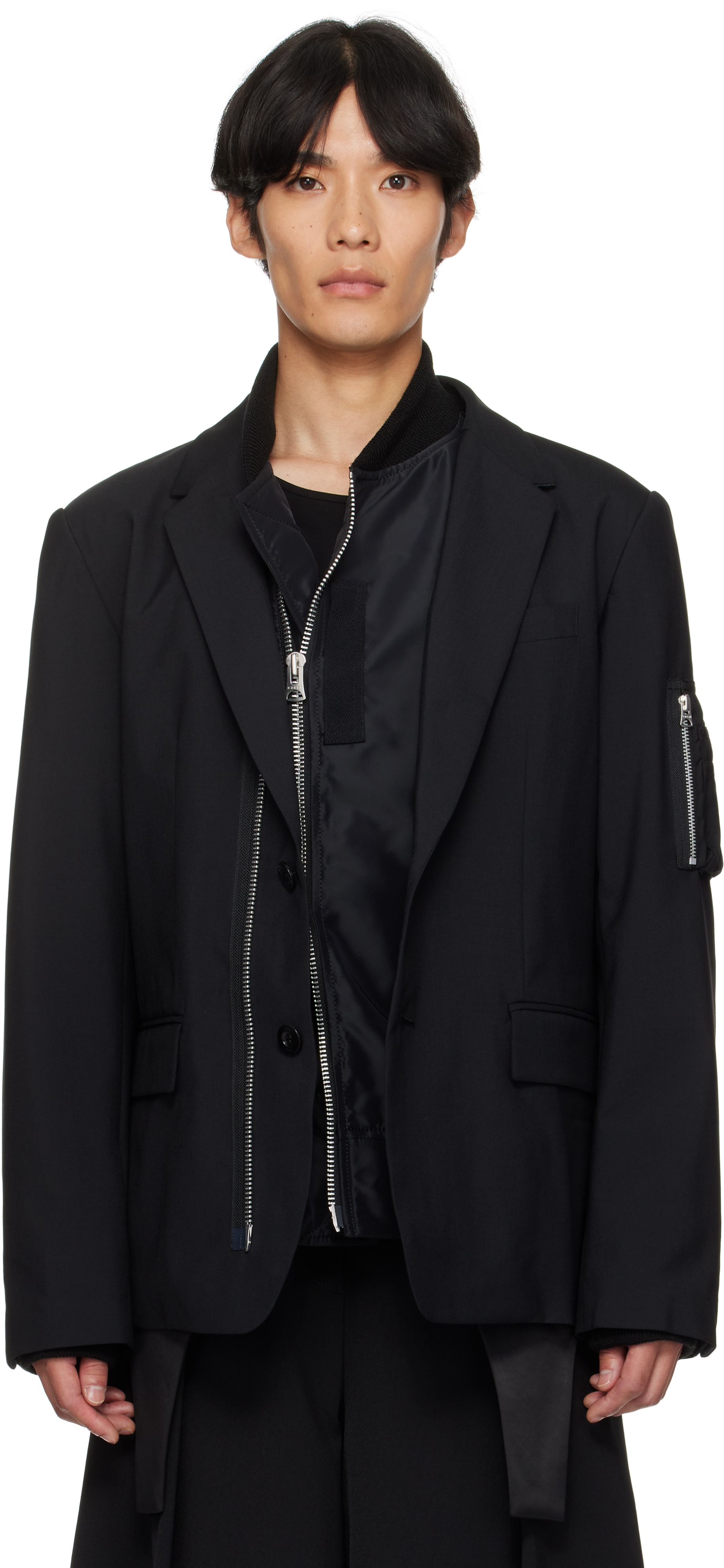 Black Suiting Blazer