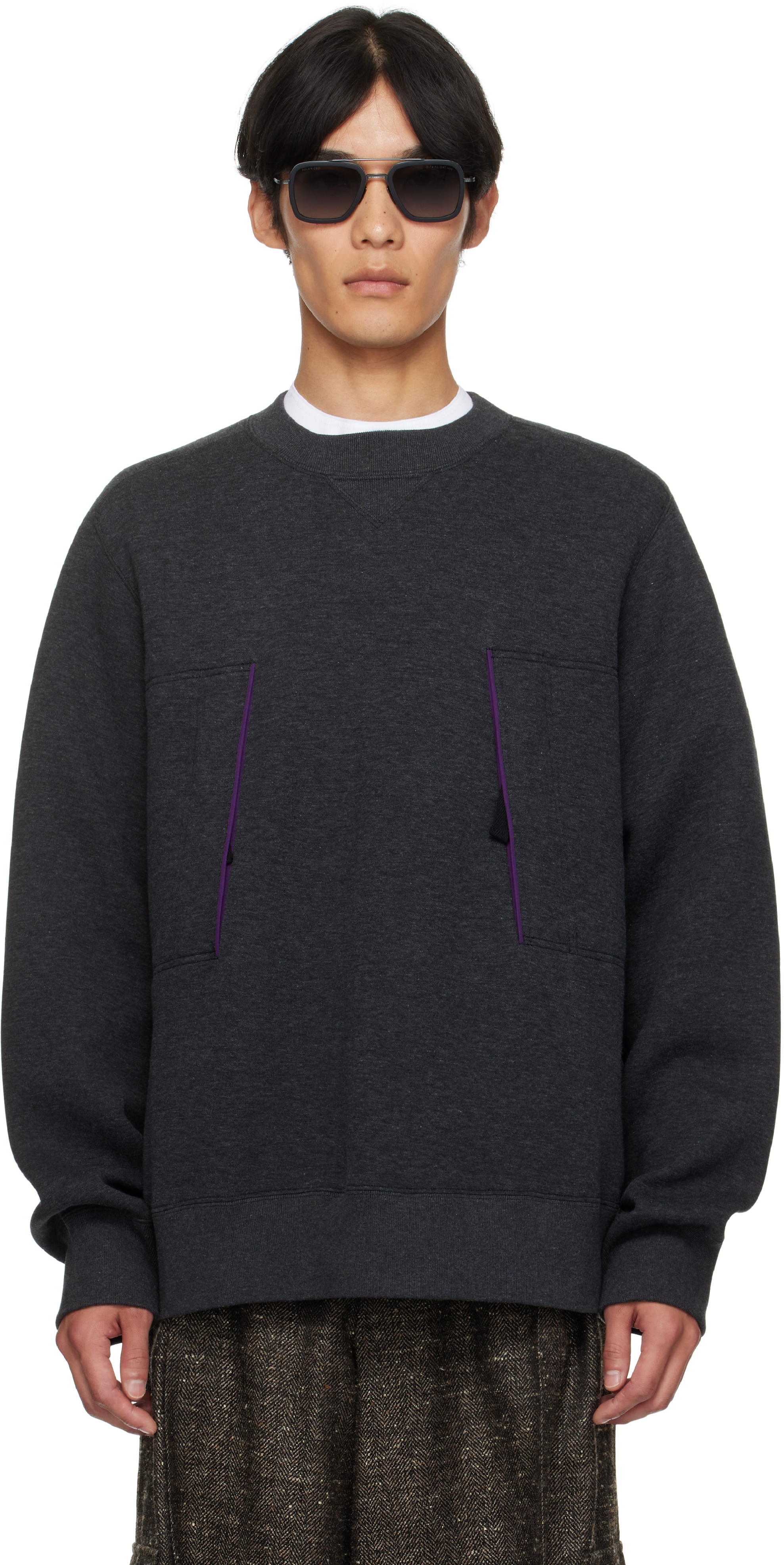 【関税込み】sacai グレー Sponge スウェットシャツ org.jpg