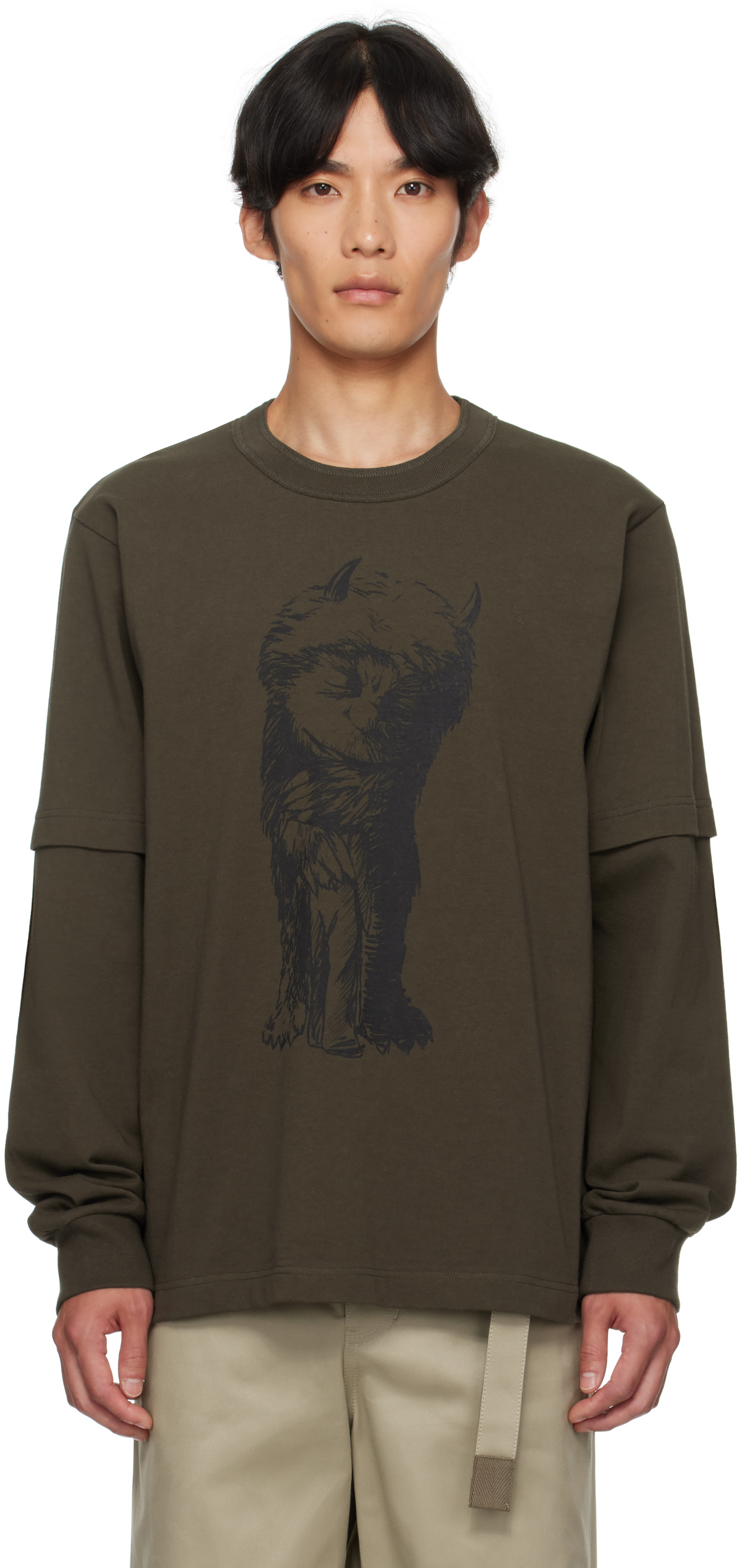 【sacai】Where The Wild Things Are Cotton T-Shirt SACAI | Where The Wild Things Are Cotton T-Shirt | Women