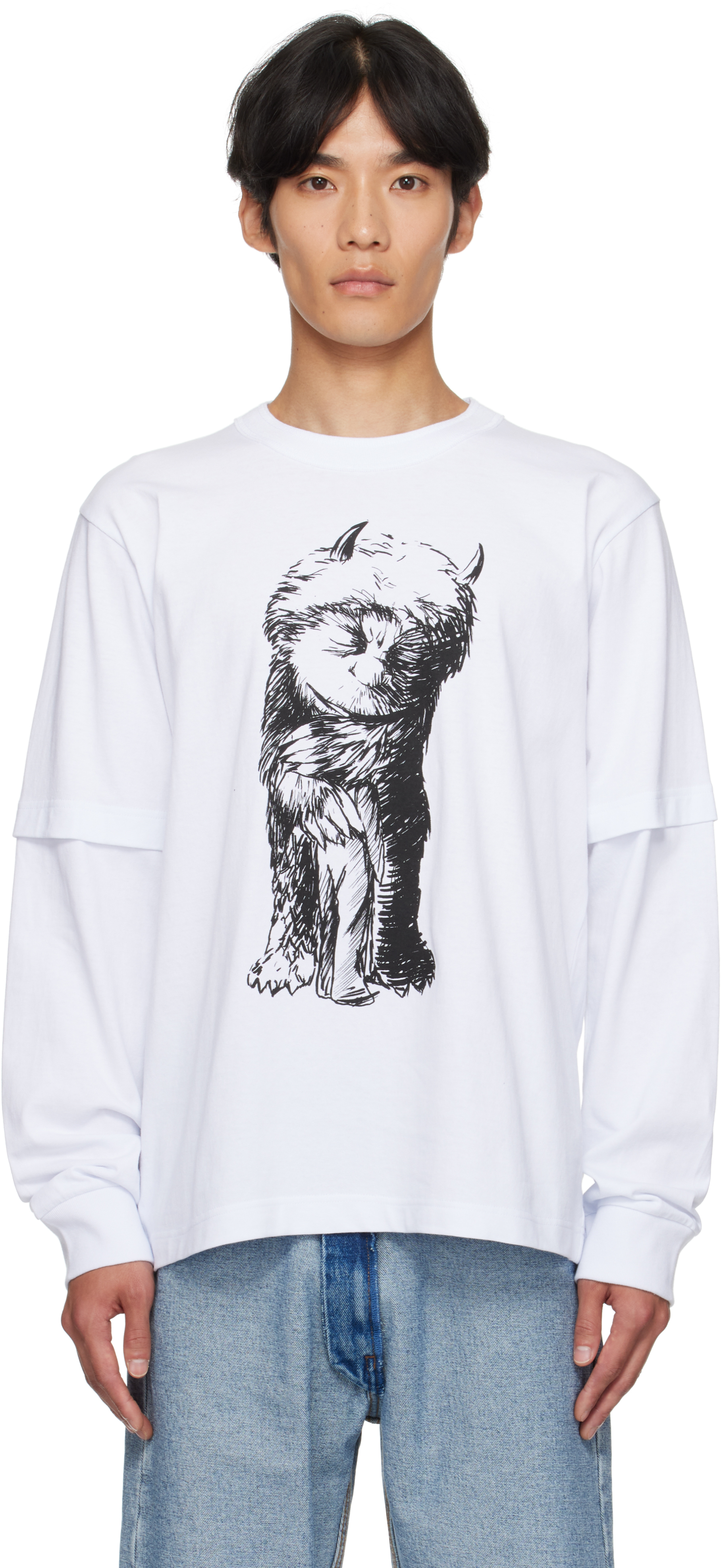 Black 'Where The Wild Things Are' Cotton T-shirt