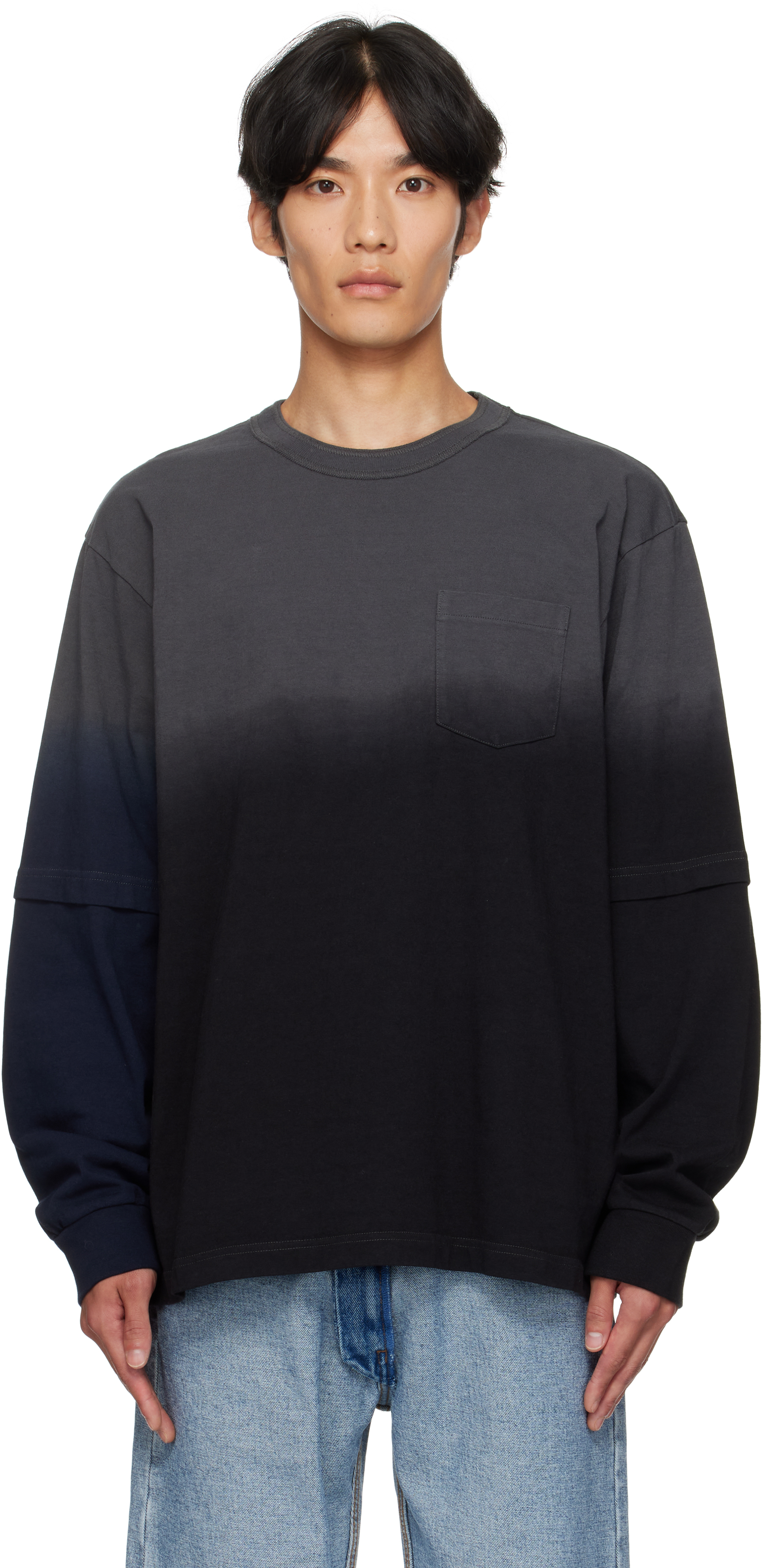 Multicolor Garment-Dyed Cotton Jersey T-shirt