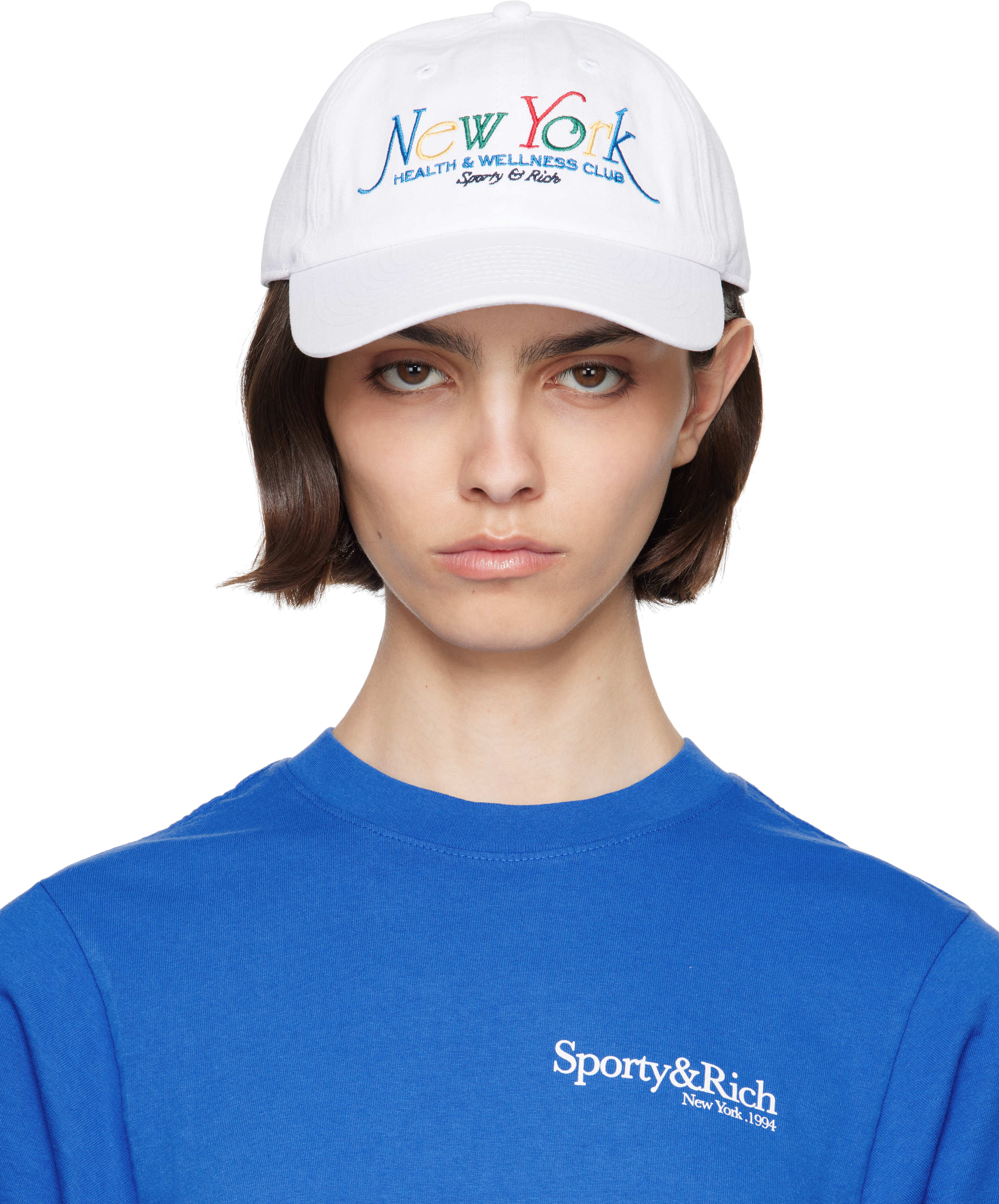 Sporty And Rich White Ny 94 Cap