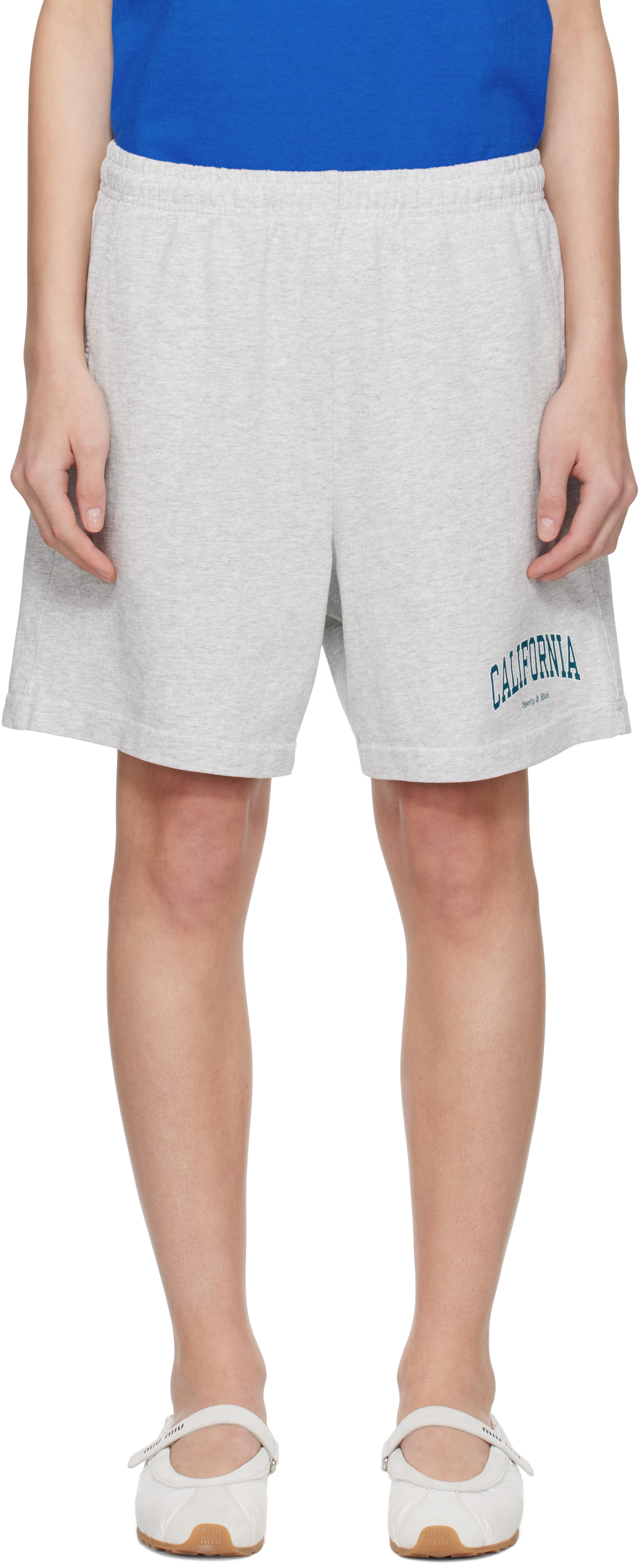 Gray 'California' Gym Shorts