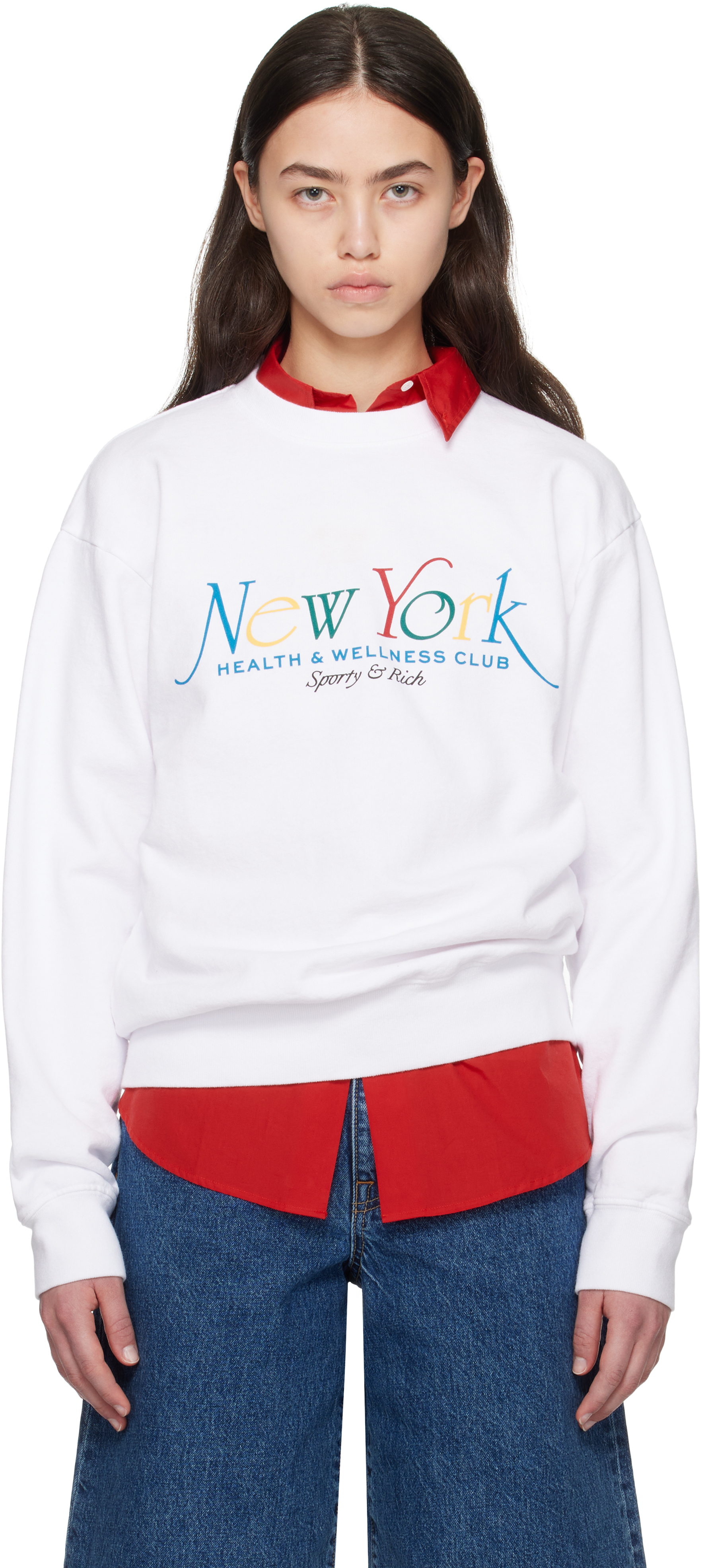 White NY 94 Crewneck Sweatshirt