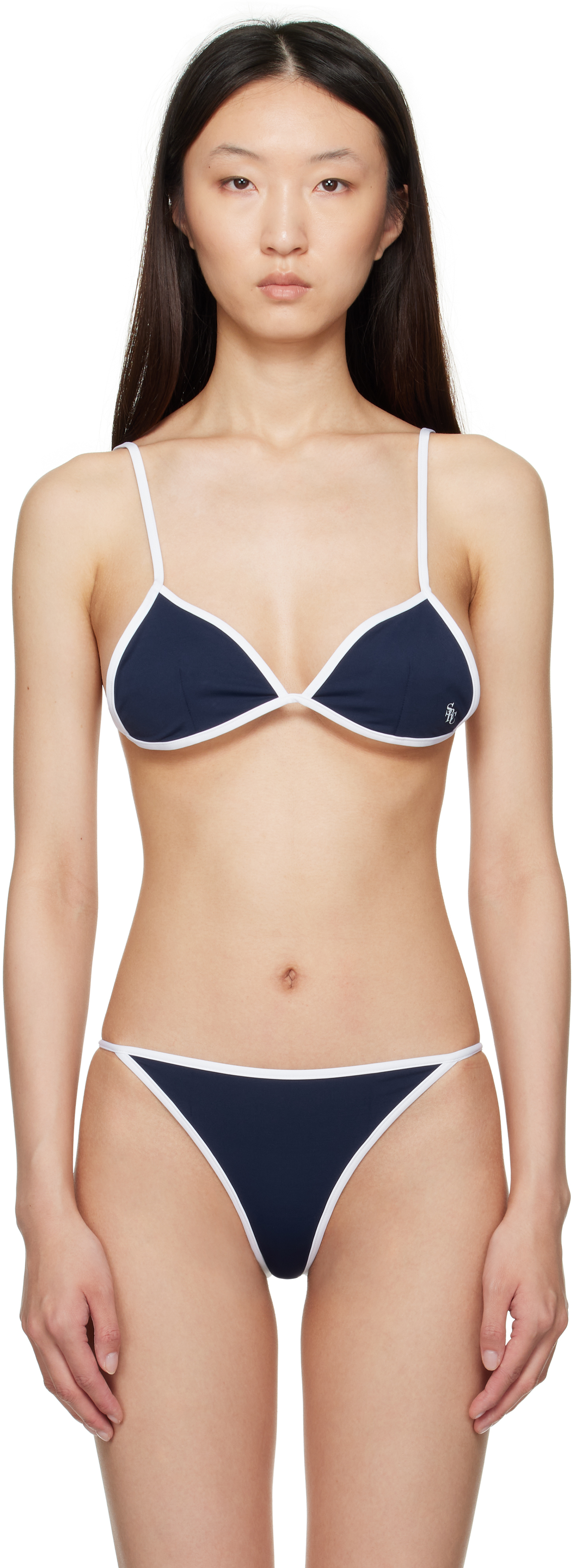 Navy Kate Bikini Top