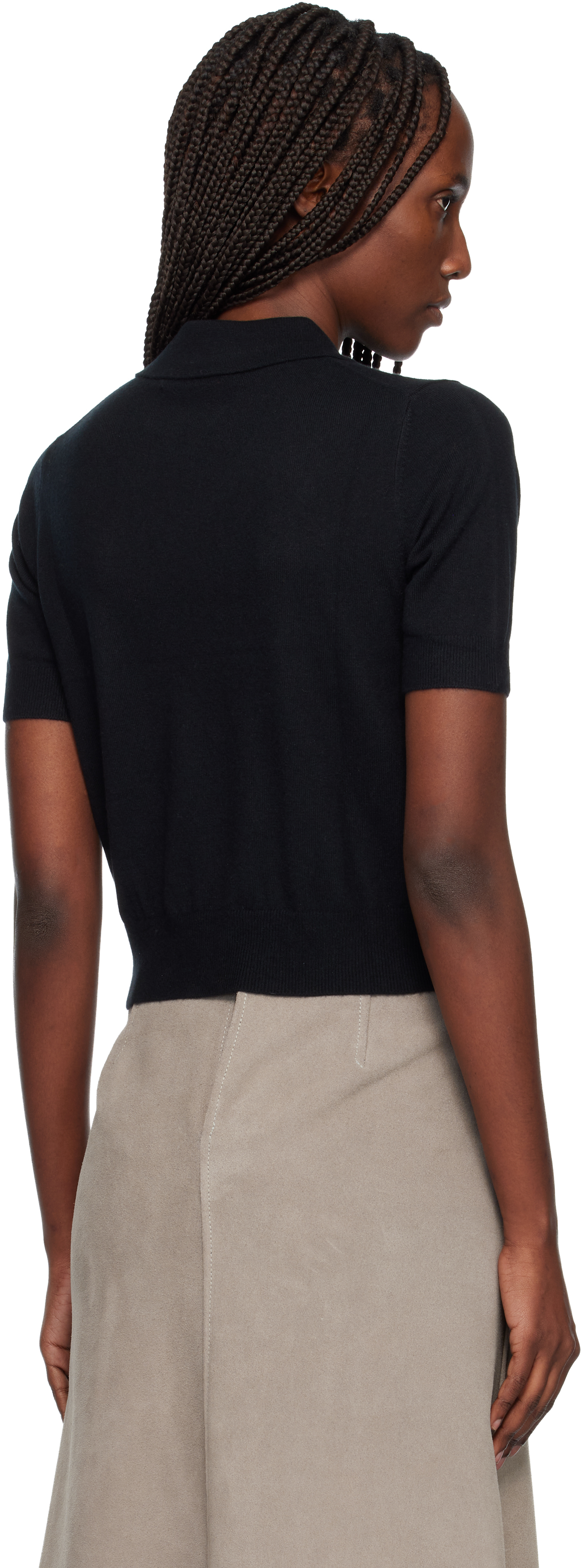 Arch4 Black Caitlin Polo In Black