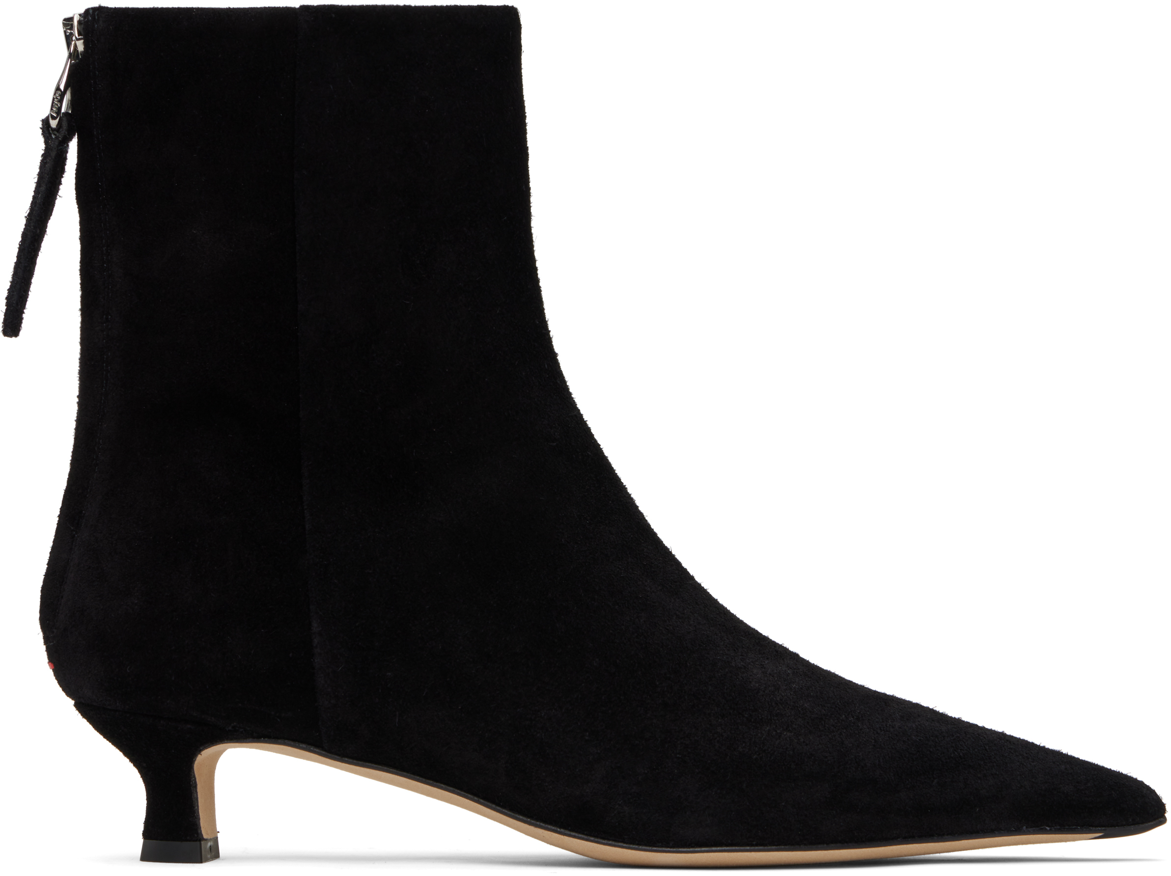 Black Zoe Suede Boots