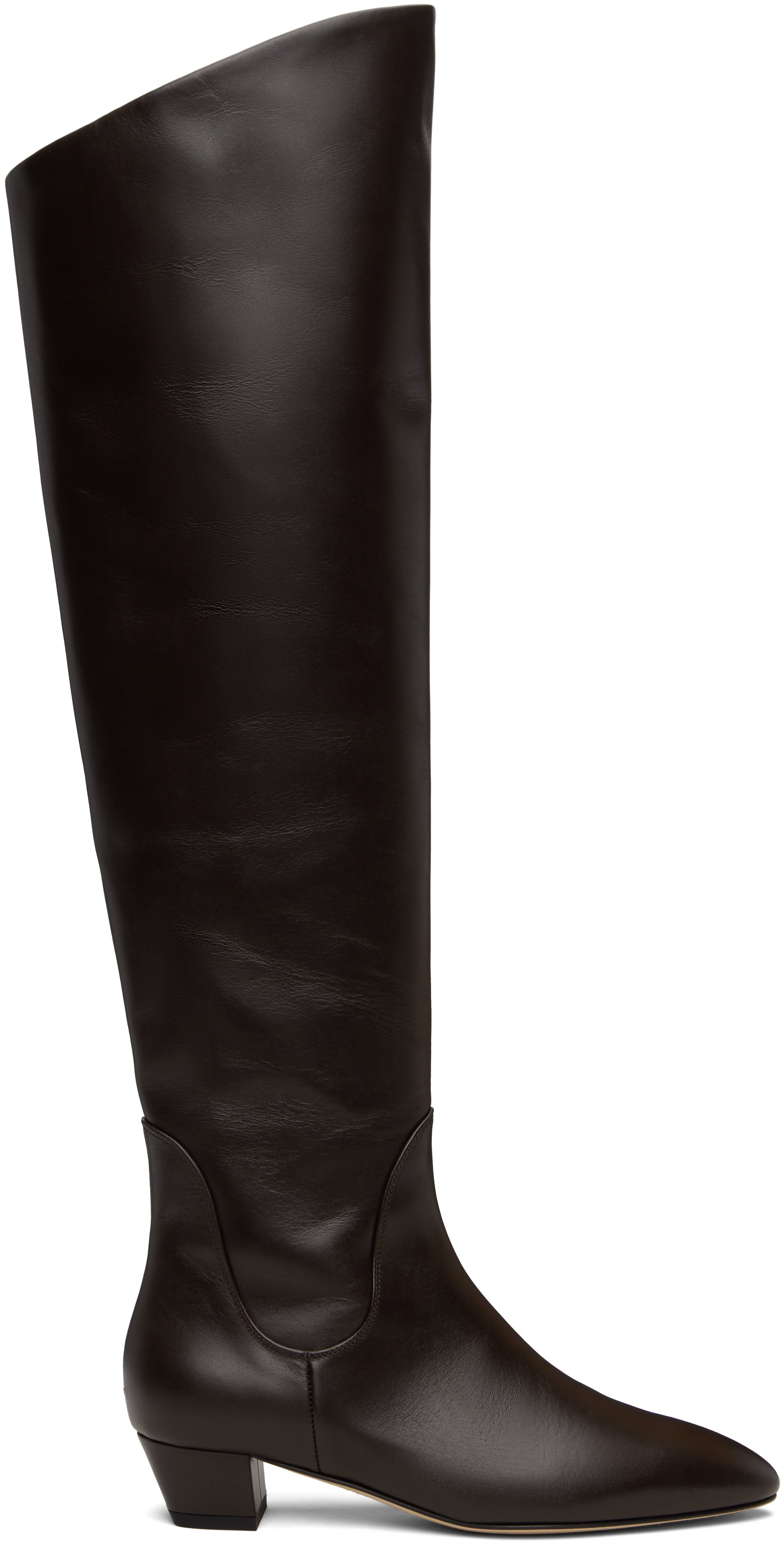 Aeyde Brown Yonda Tall Boots In Brown