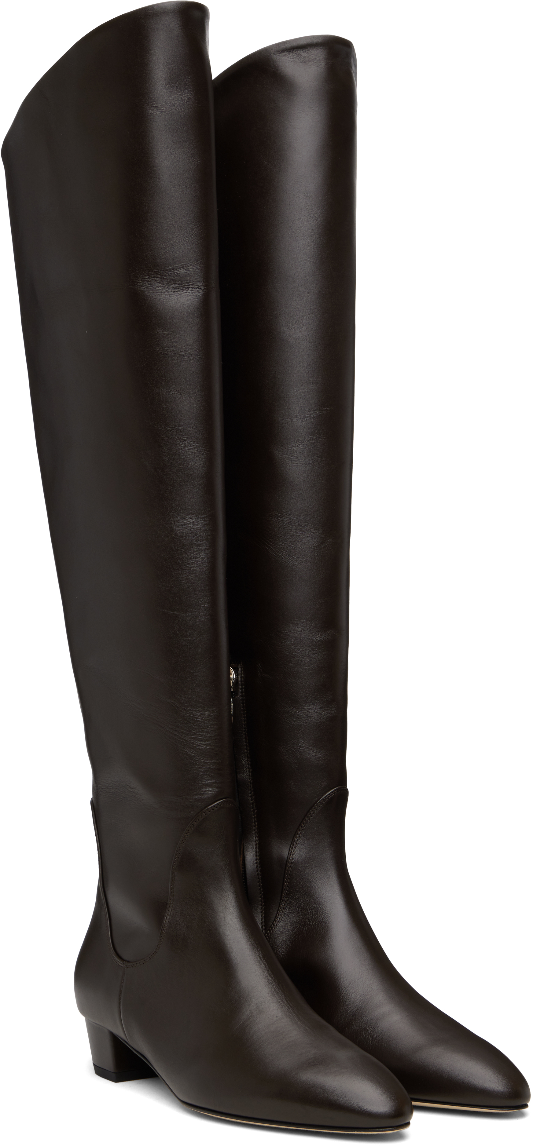 Aeyde Brown Yonda Tall Boots In Brown