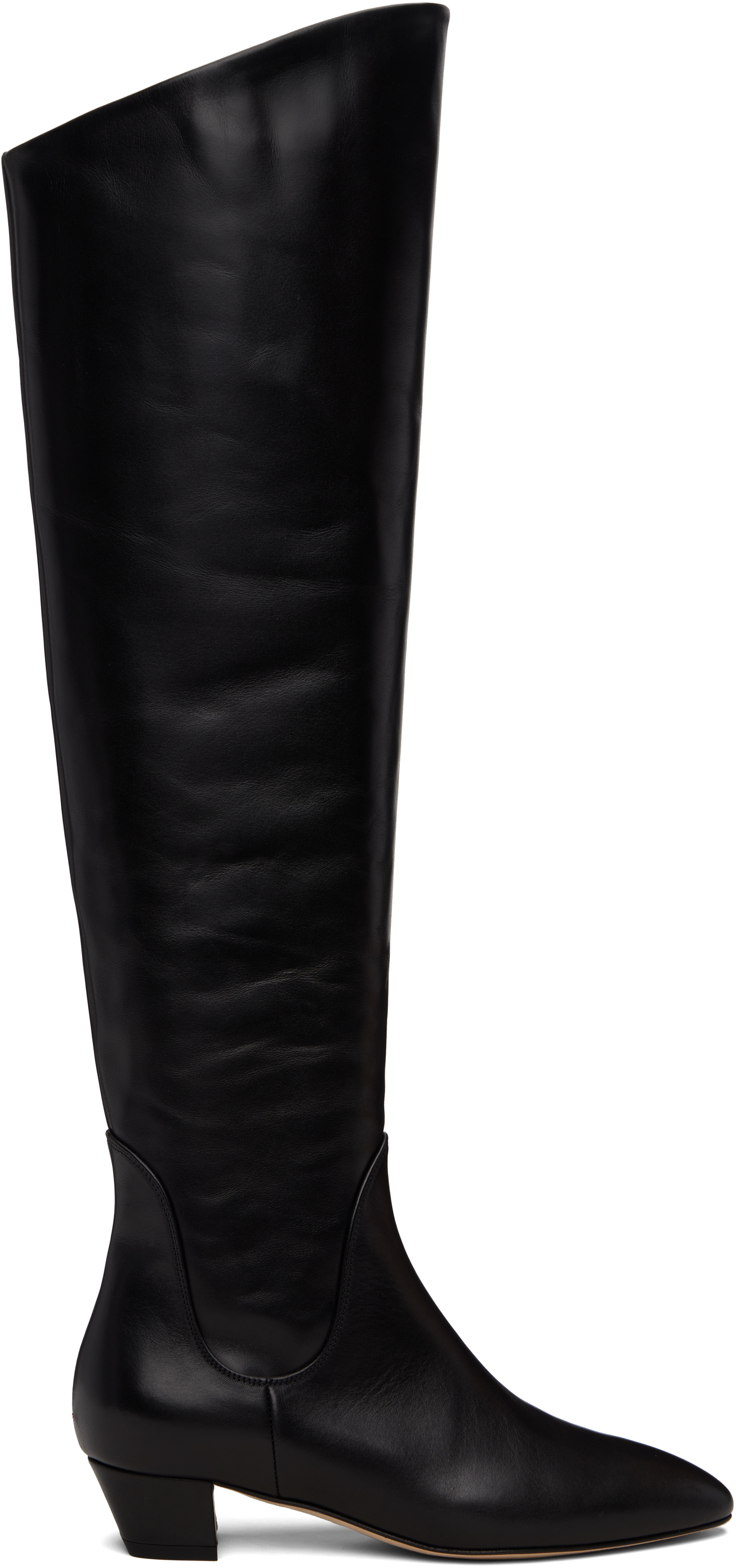 Aeyde Black Yonda Tall Boots In Black