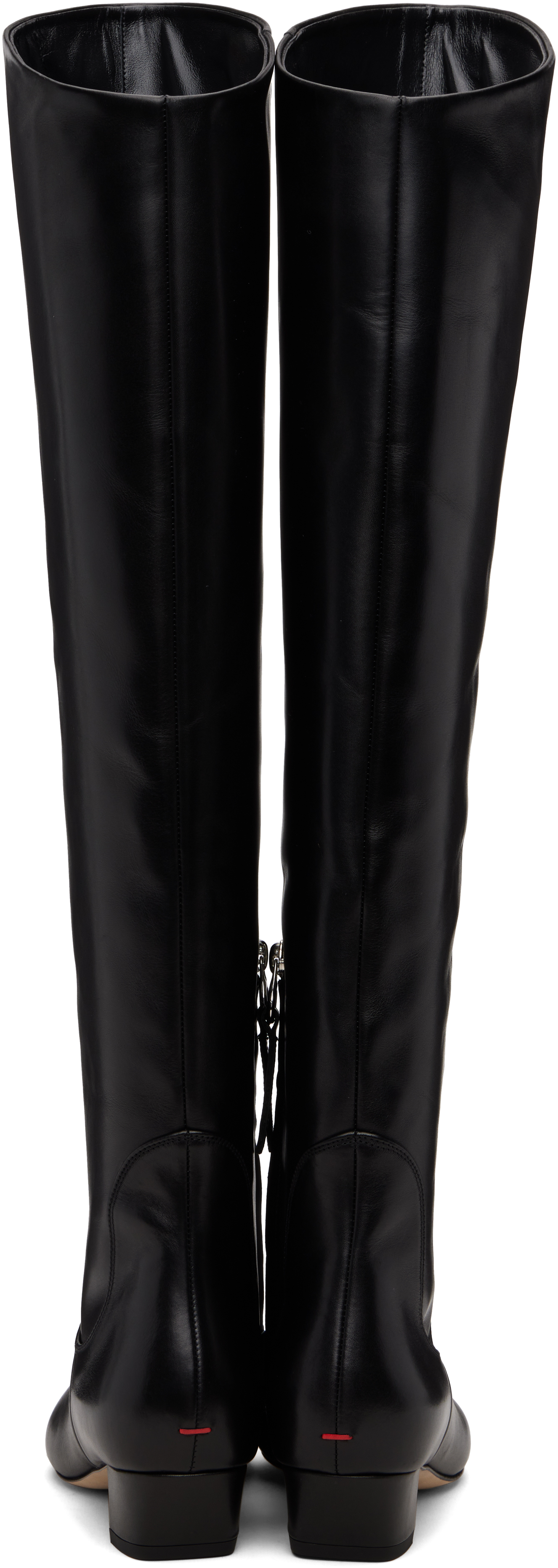 Aeyde Black Yonda Tall Boots In Black