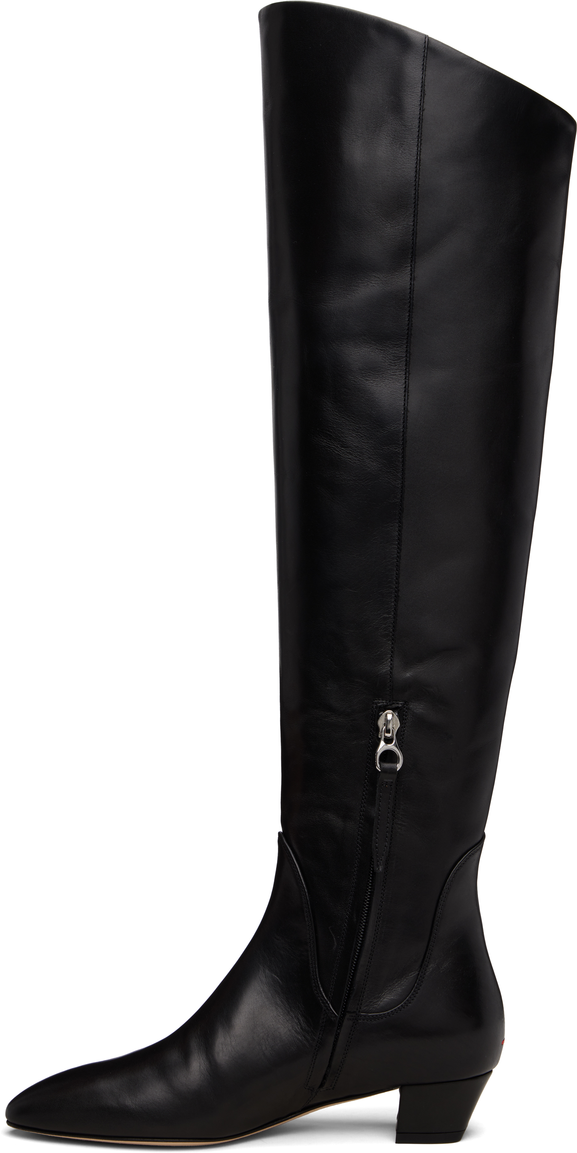 Aeyde Black Yonda Tall Boots In Black