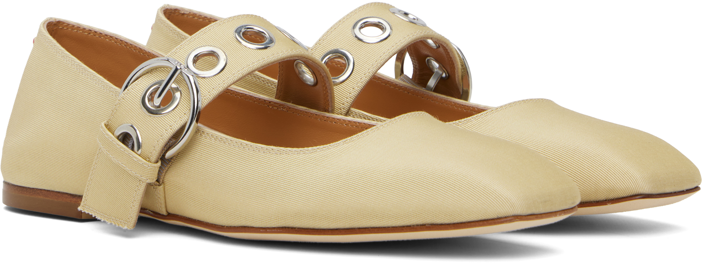 Aeyde Uma Eyelet Mary Jane Ballet Flats