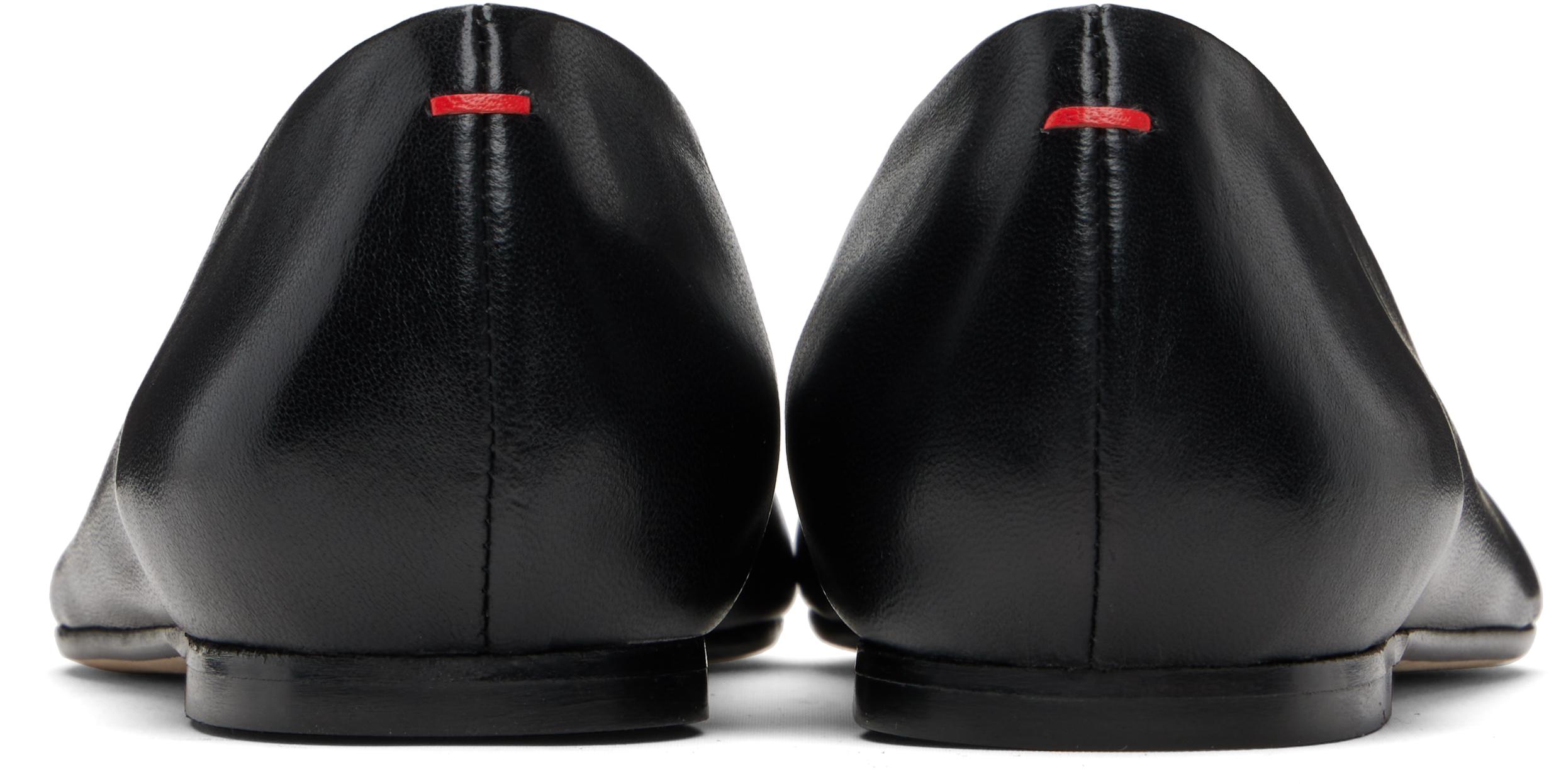Aeyde Black Cassy Pointed-toe Ballerina Flats In Black