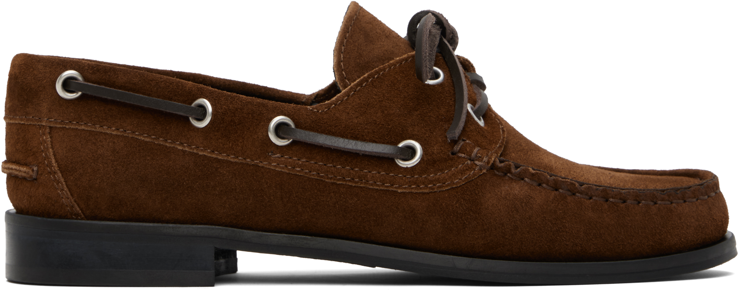 Aeyde Harris Cow Suede Leather Tobacco