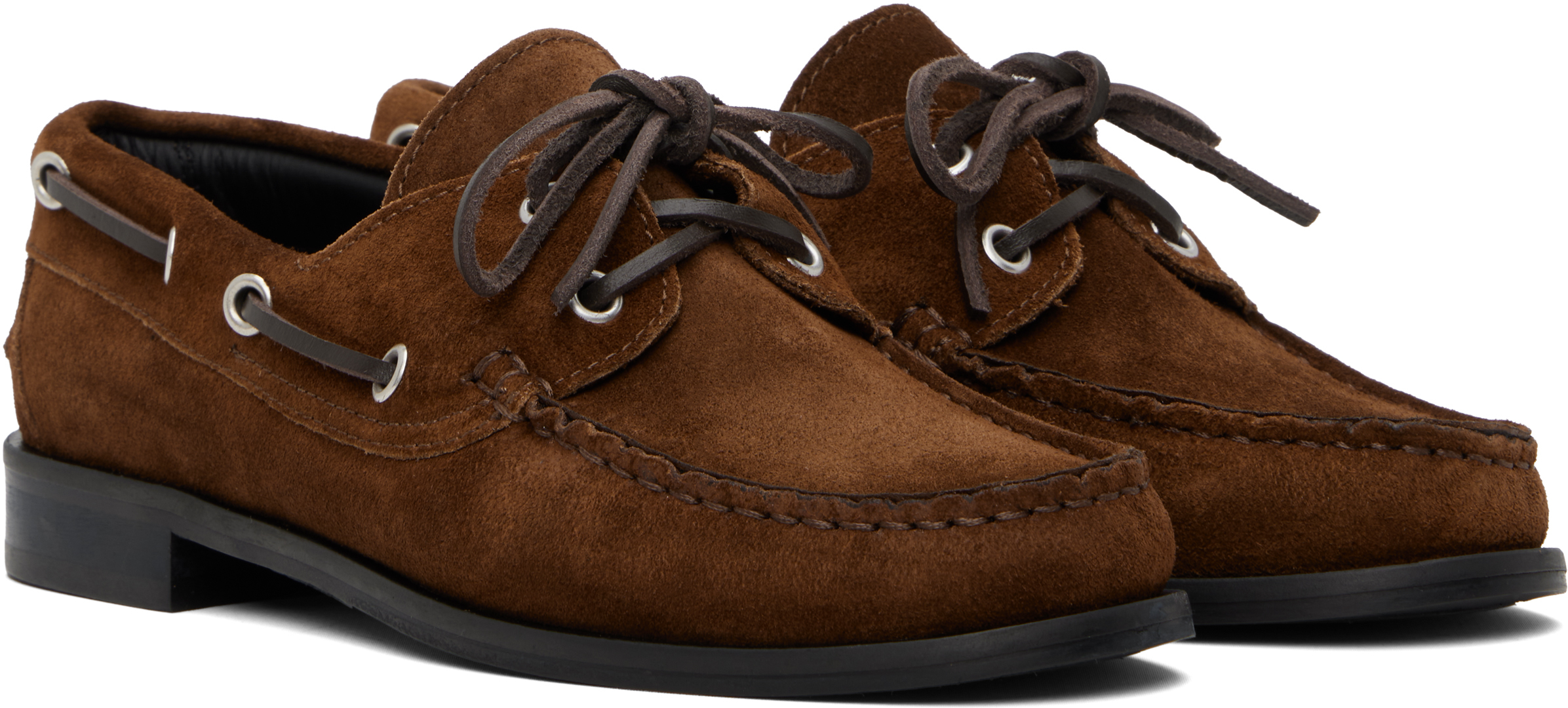 Aeyde Harris Cow Suede Leather Tobacco