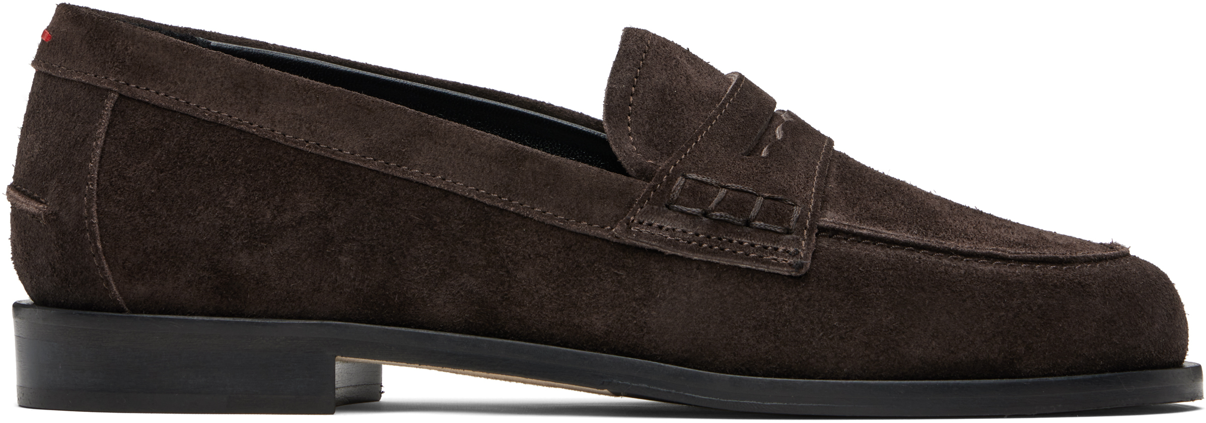 Brown Oscar Suede Loafers
