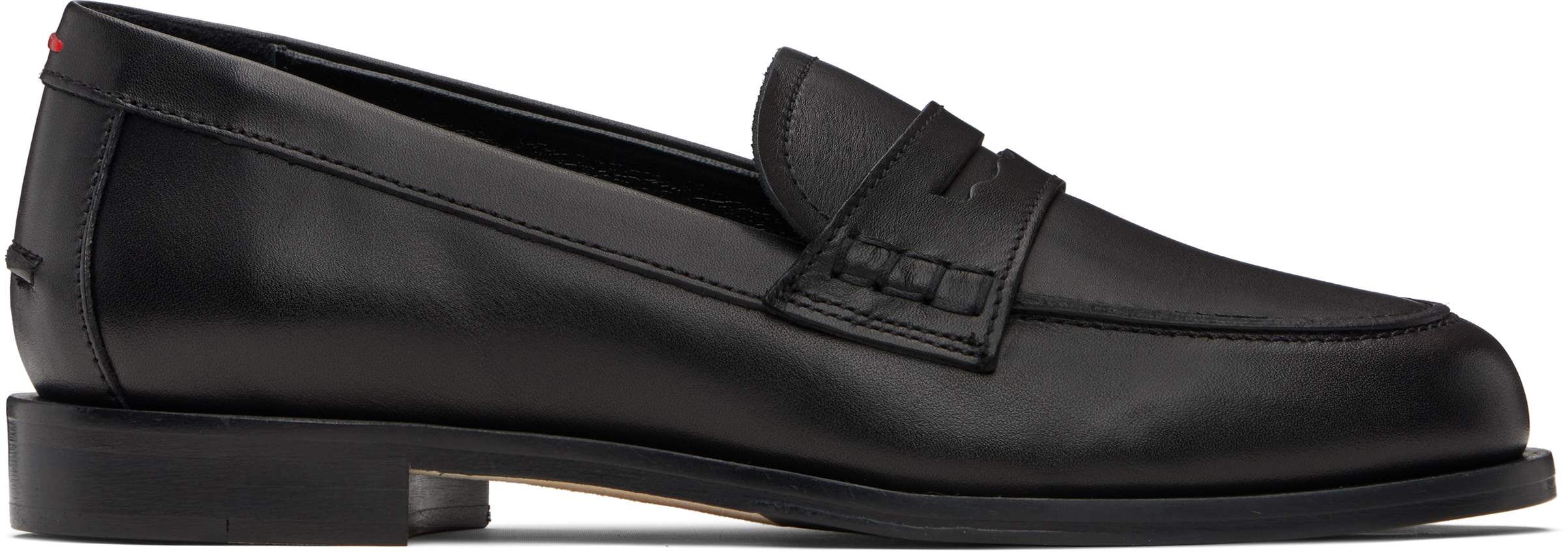 Black Oscar Leather Loafers