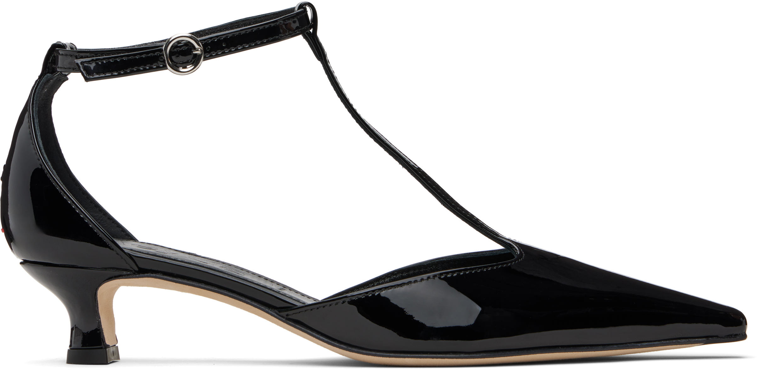 Black Liz T-Bar Heels