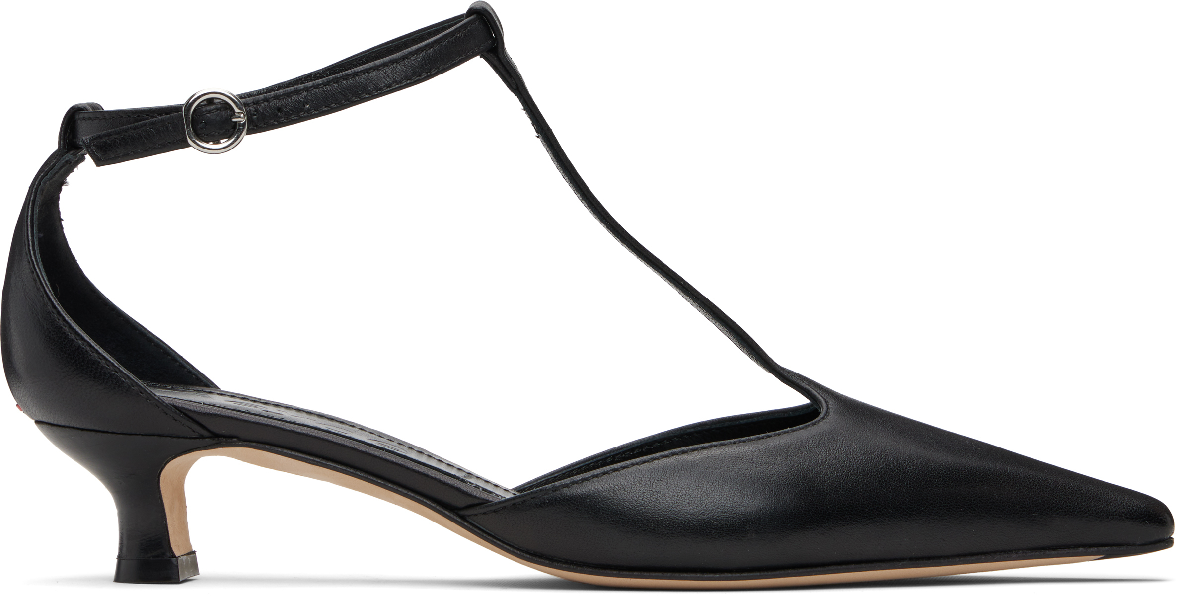 Black Liz T-Bar Heels