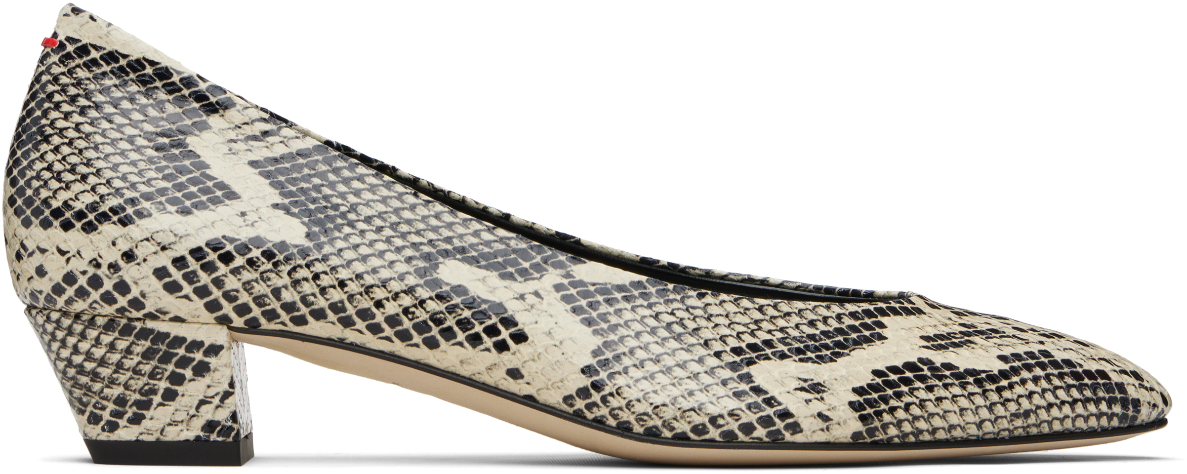 Beige Helia Low-Cut Heels