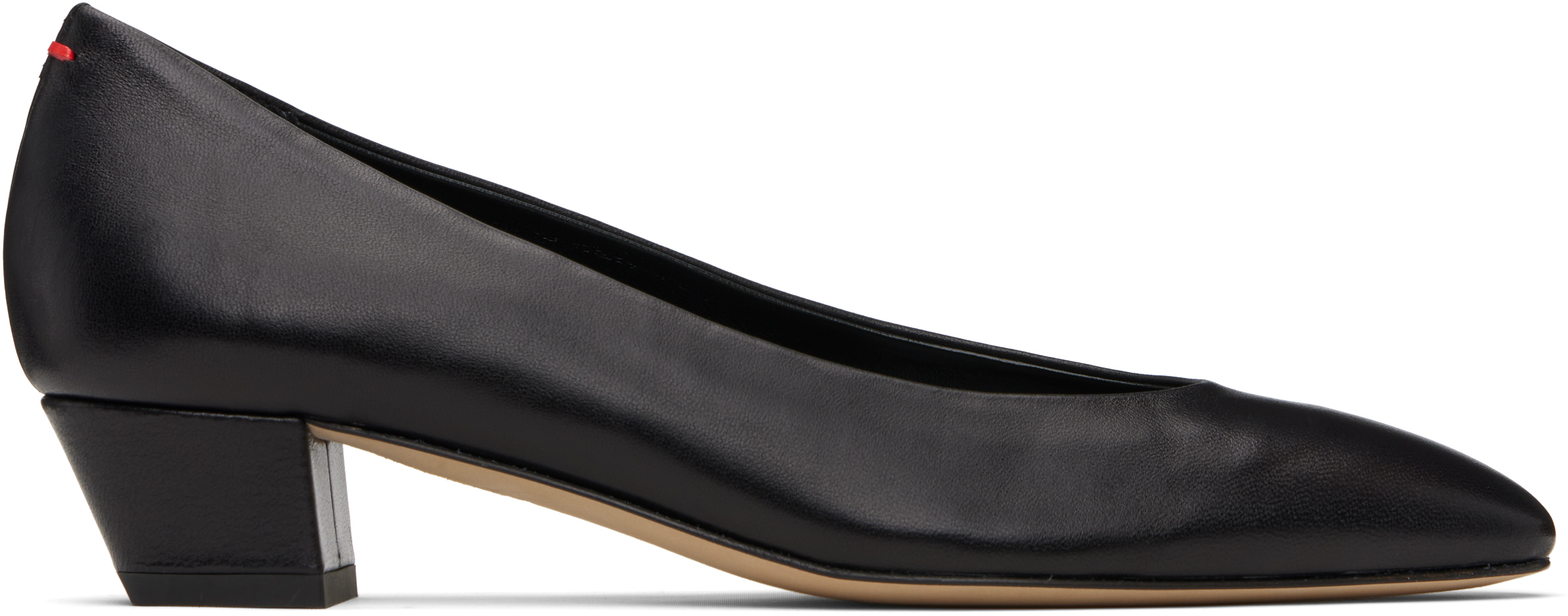 Black Helia Low-Cut Heels