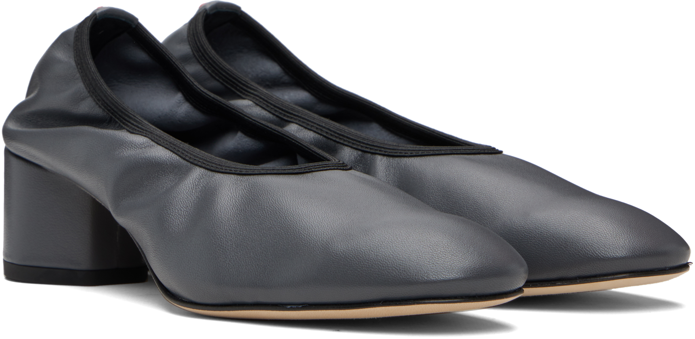 Aeyde Gemma High Heels In Gray