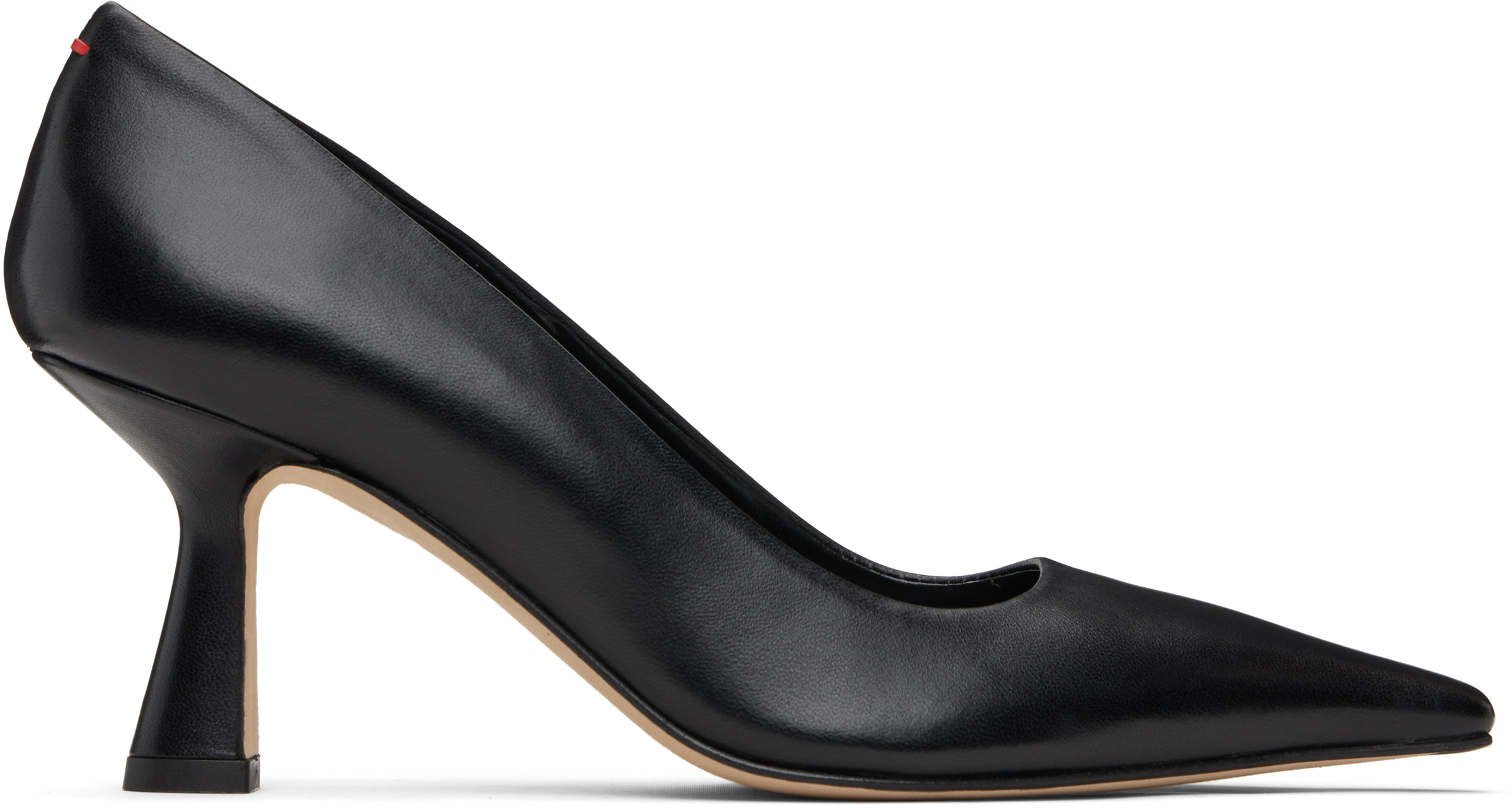 Aeyde Black Zandra Pointed Heels In Black