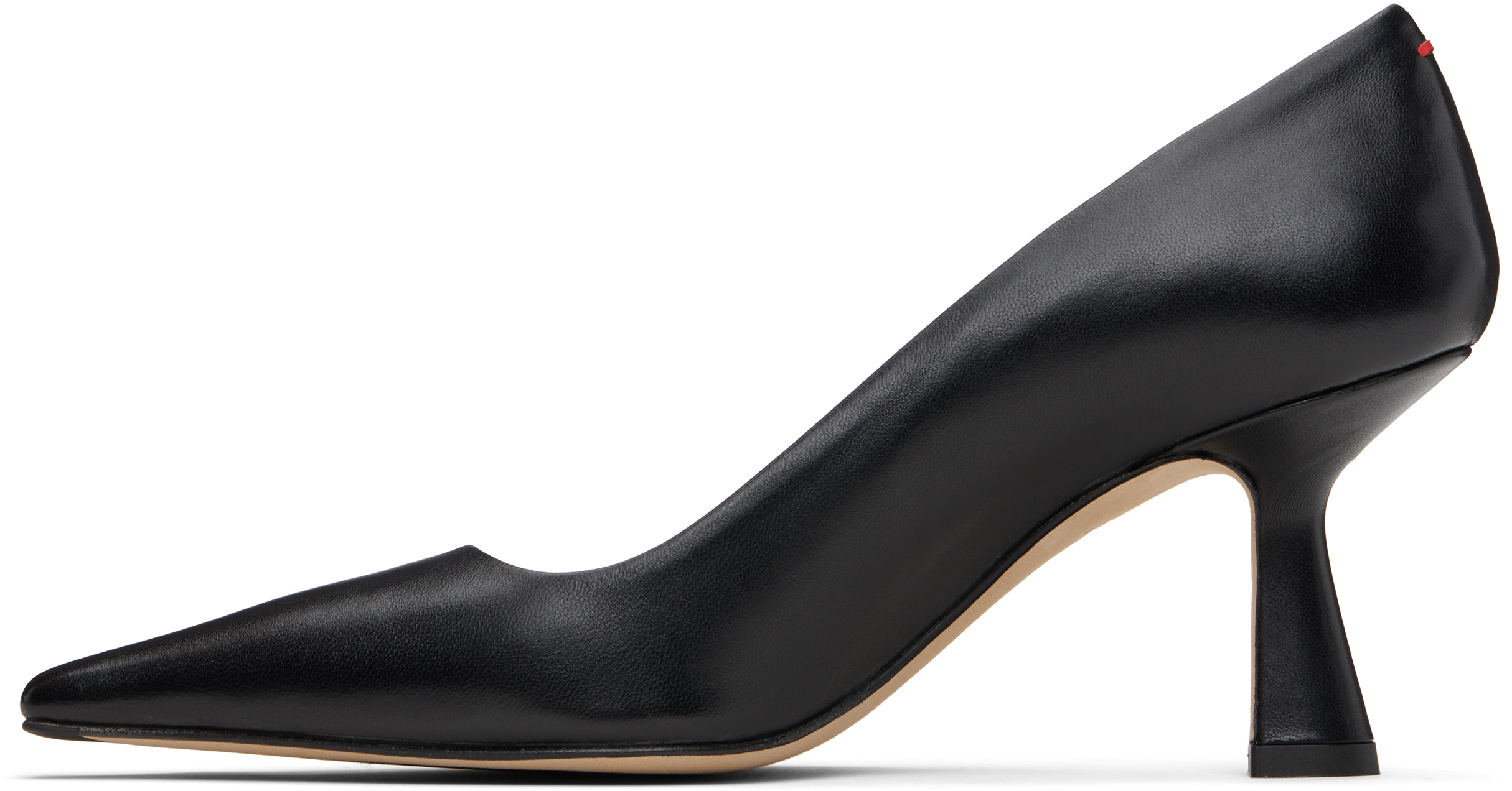 Aeyde Black Zandra Pointed Heels In Black