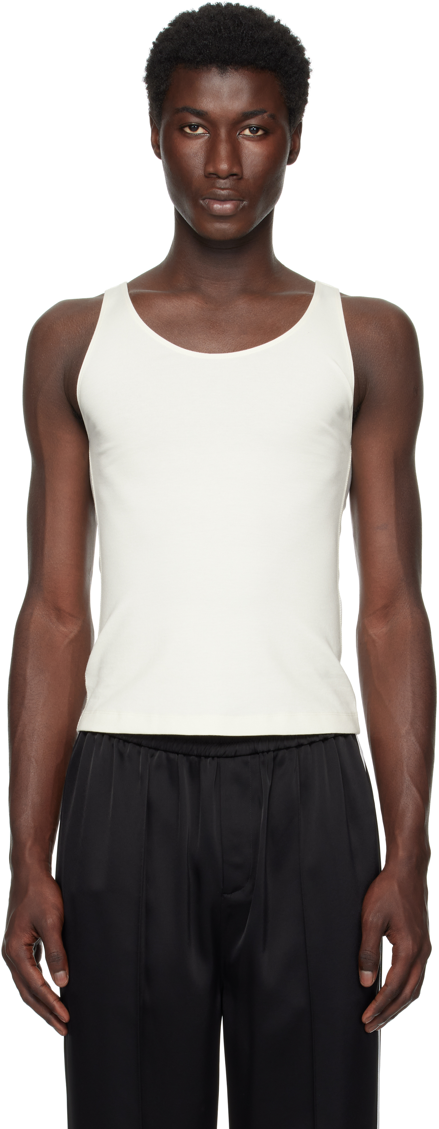 Black Han Open Back Tank Top